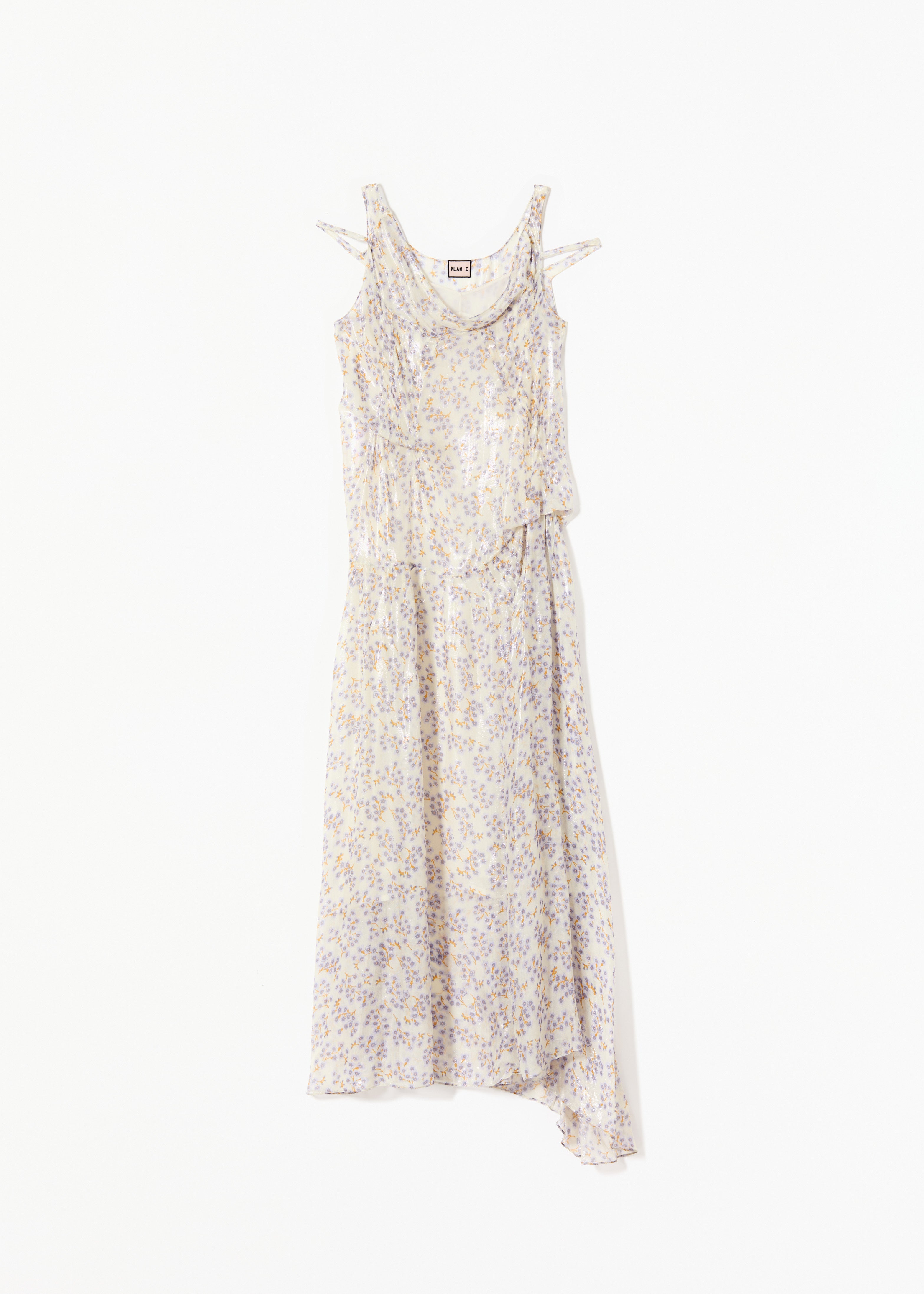 Silk Chiffon Long Dress