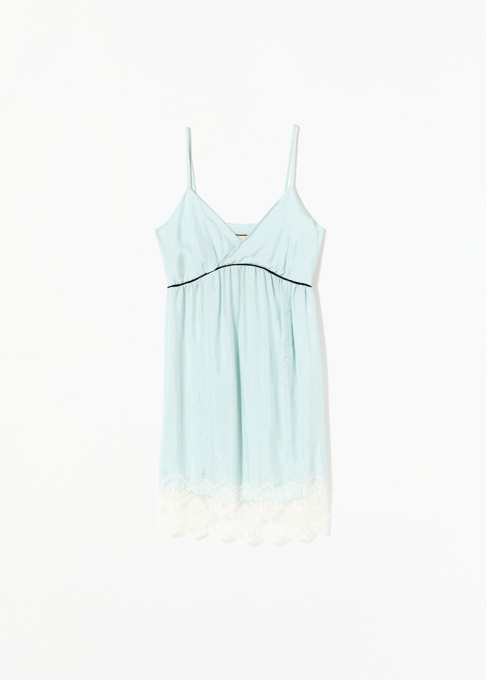 MIDI LIGHT VISCOSE SLIP DRESS