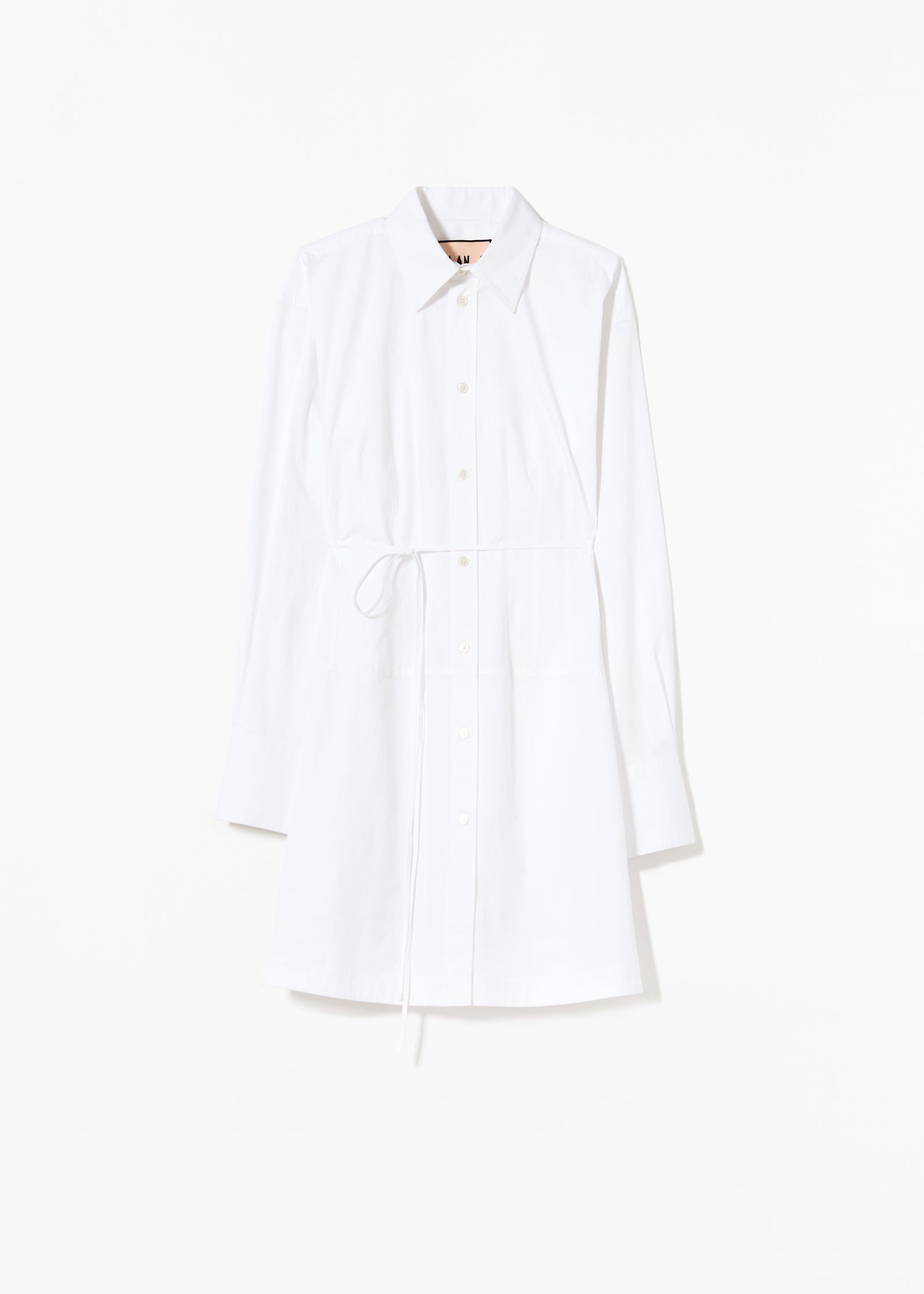 MIDI POPELINE SHIRT DRESS