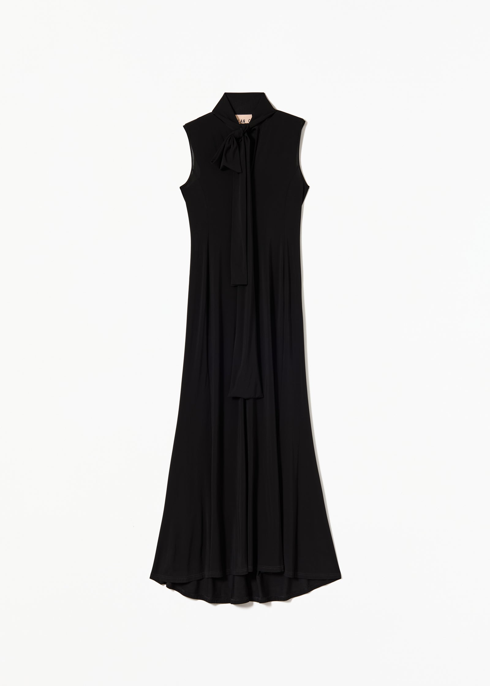 ABITO LUNGO CON SCIARPA