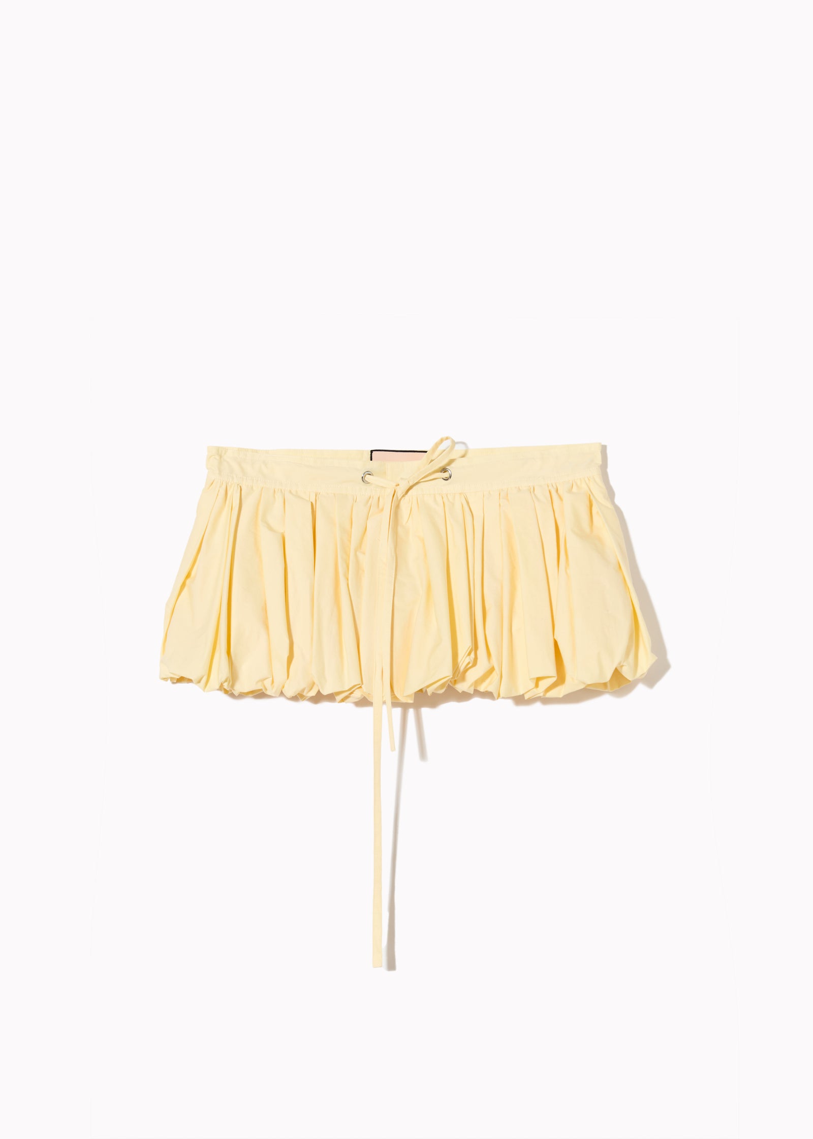 EGGNOG POPELINE COCOON PEPLUM