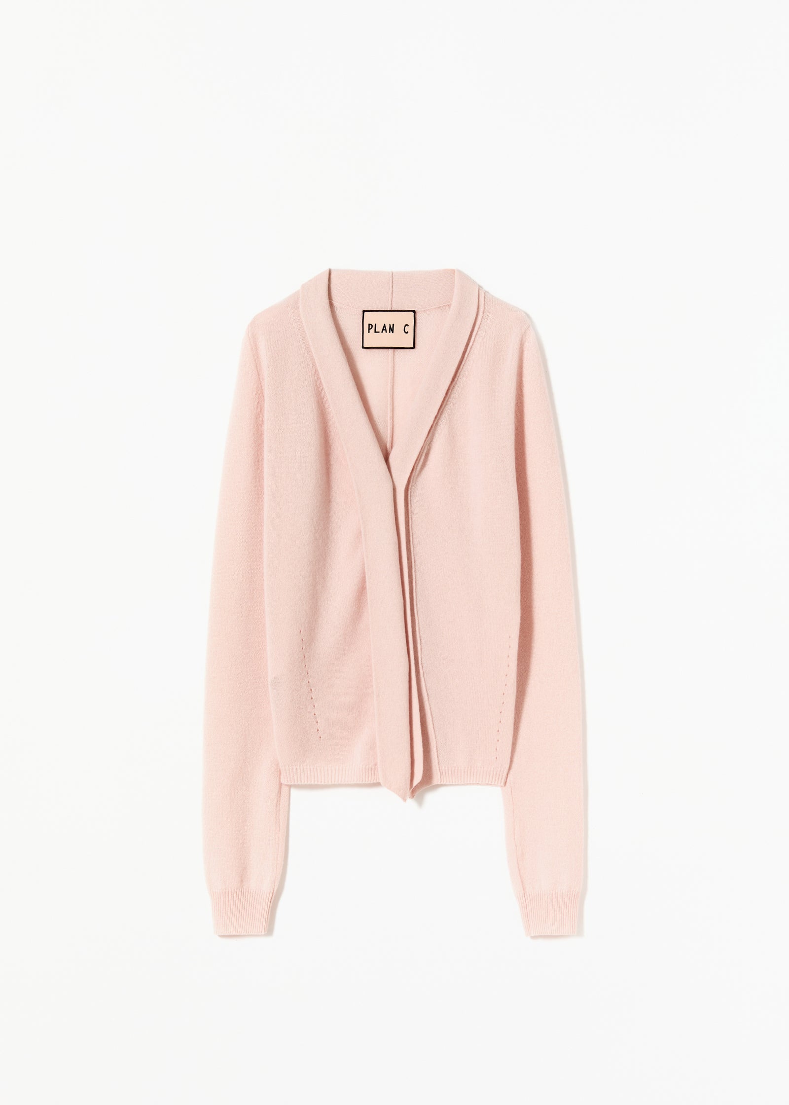 BABY PINK CASHMERE CARDIGAN