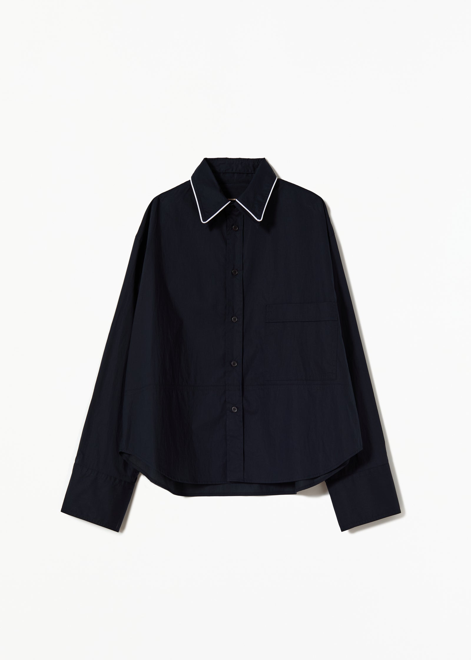 TECHNICAL PARACHUTE COTTON BOXY SHIRT