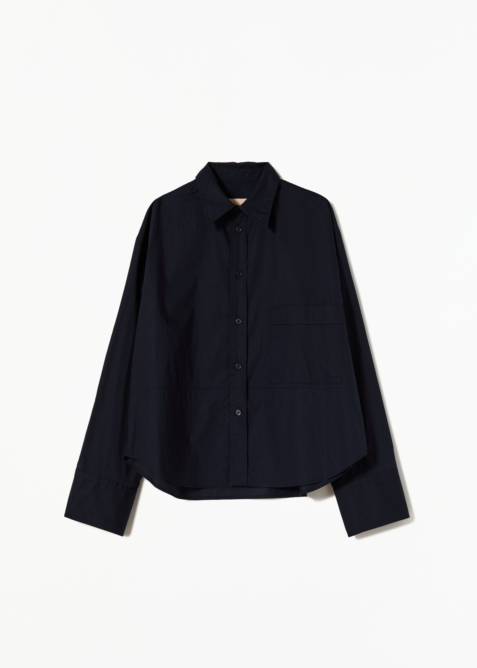 TECHNICAL PARACHUTE COTTON BOXY SHIRT