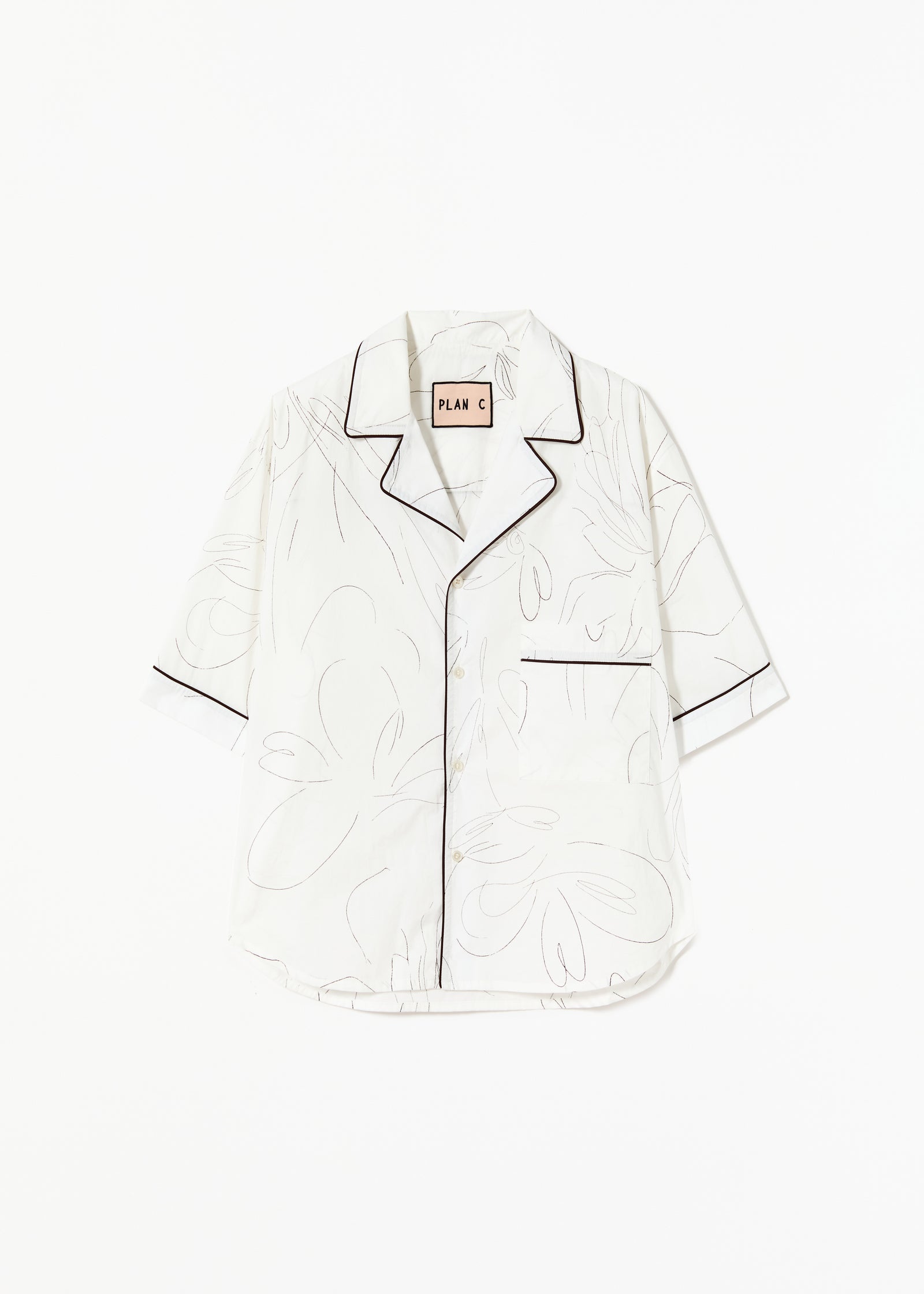 SHORT SLEEVE COTTON BOXY SHIRT