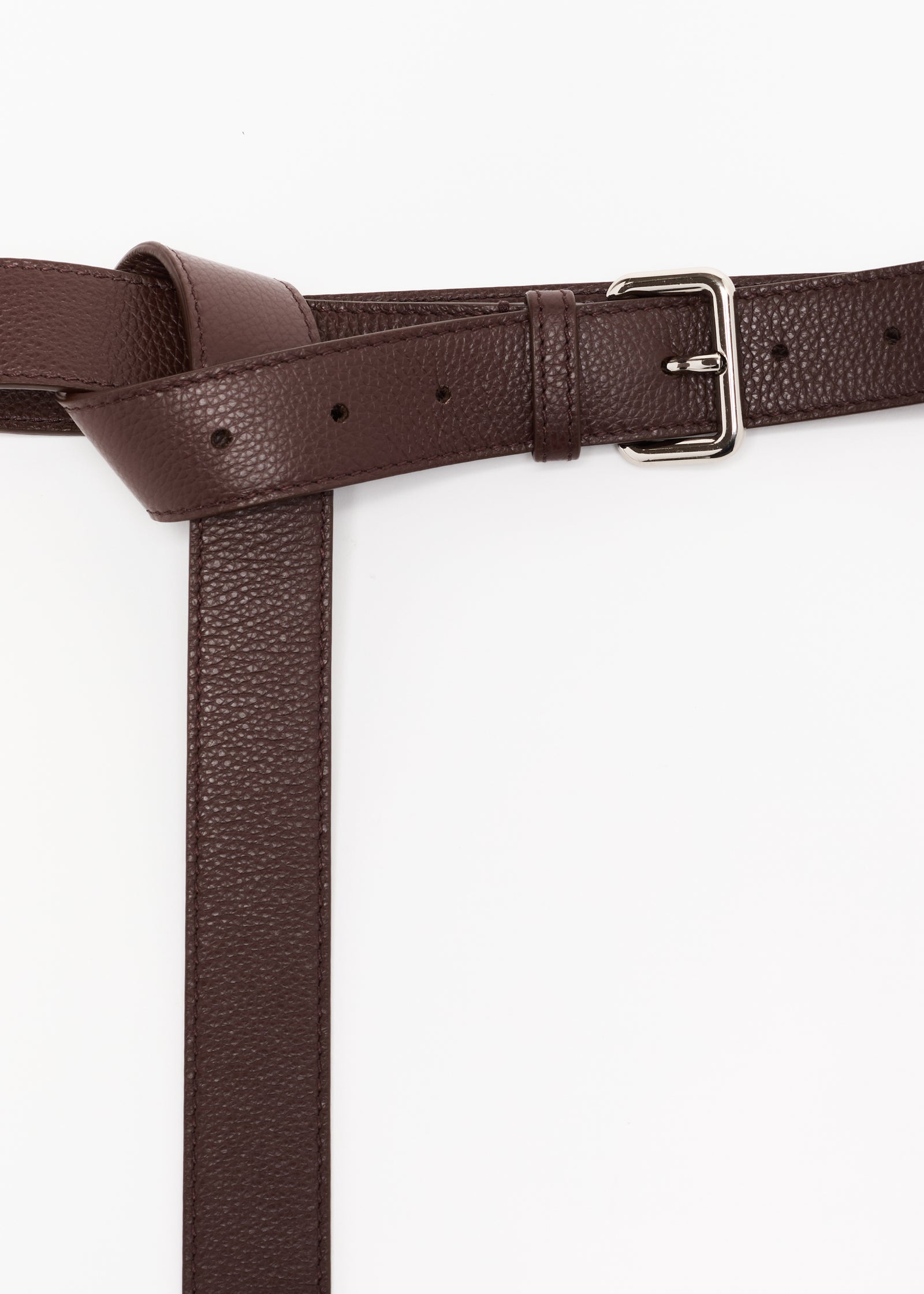 LEATHER BELT BROWN