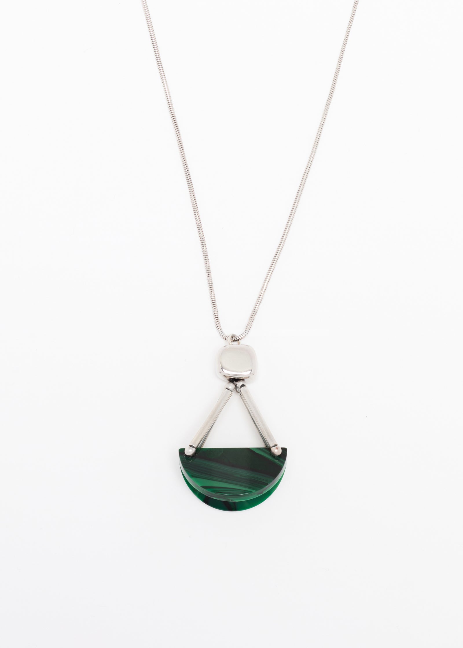 MALACHITE PENDANT NECKLACE