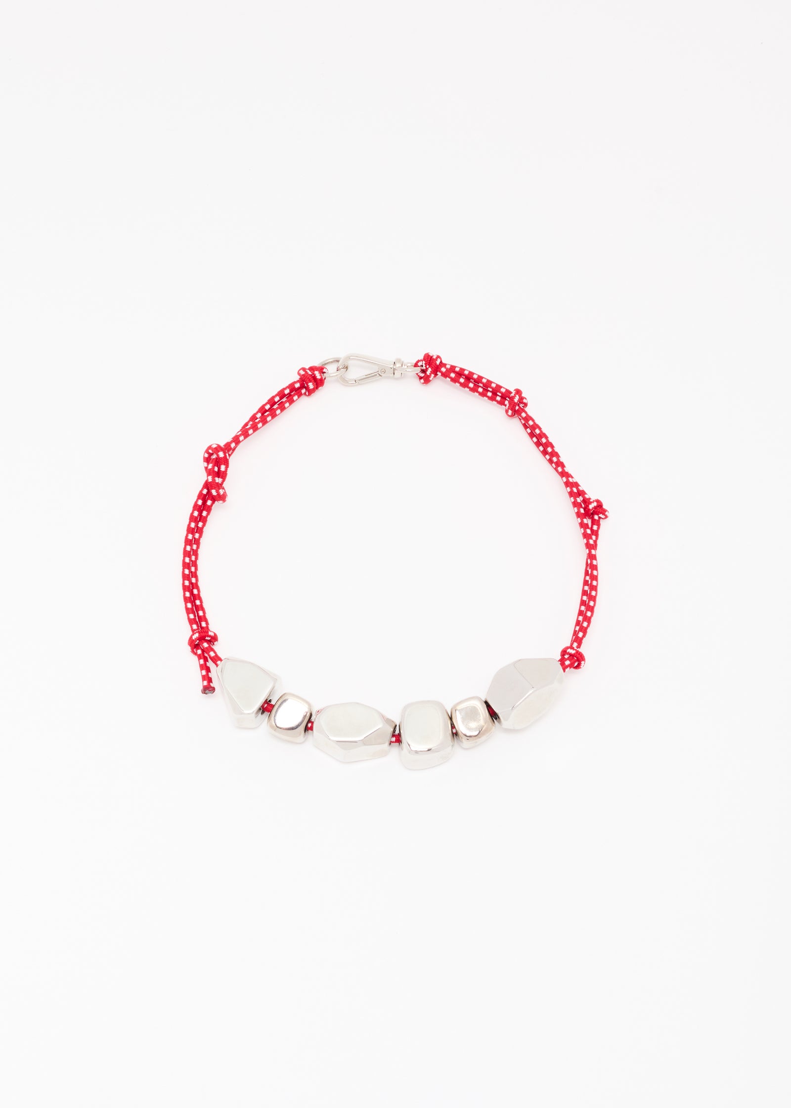 SILVER STONES NECKLACE