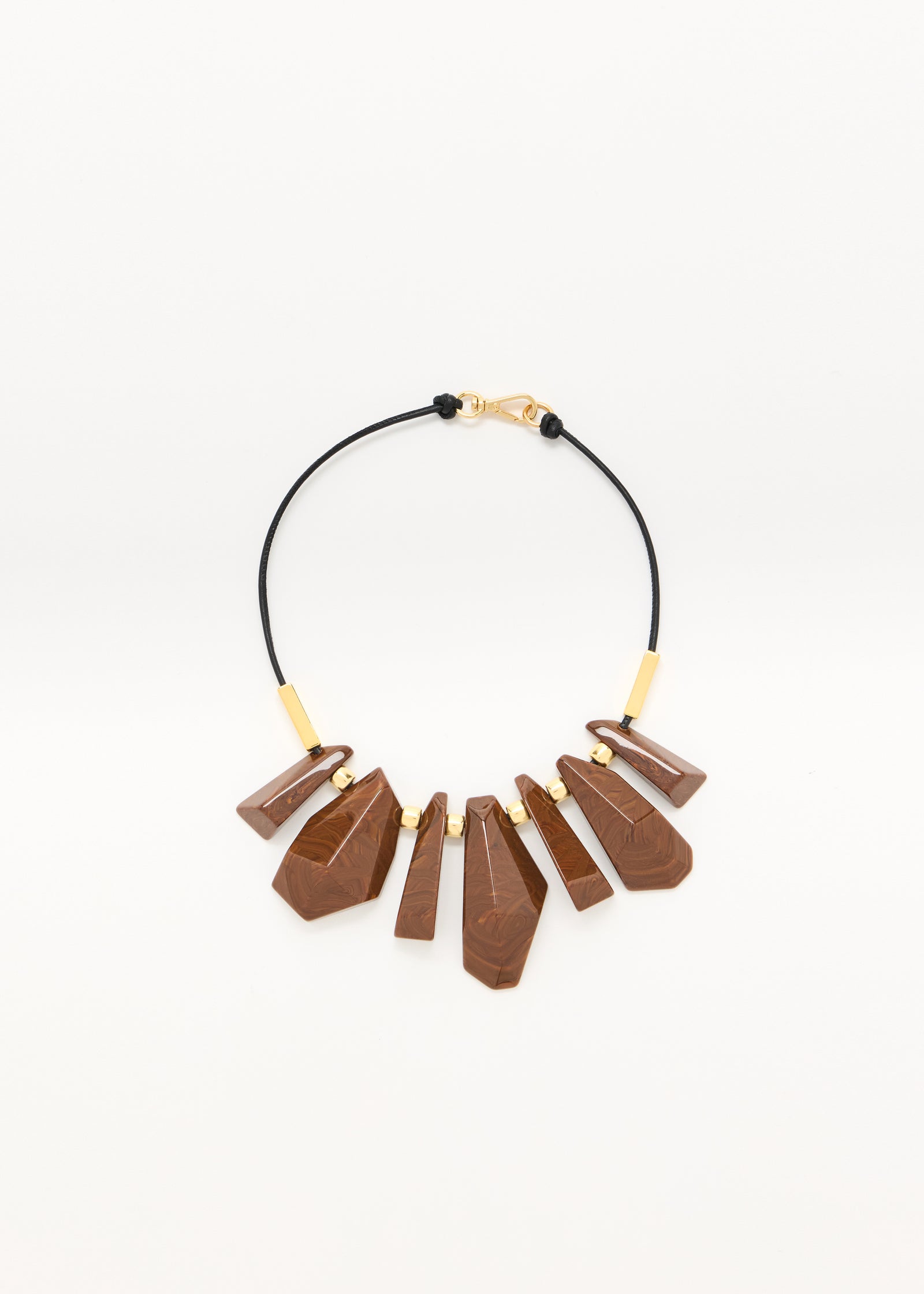 COLLANA CON CIONDOLI GEOMETRICI IRREGOLARI 