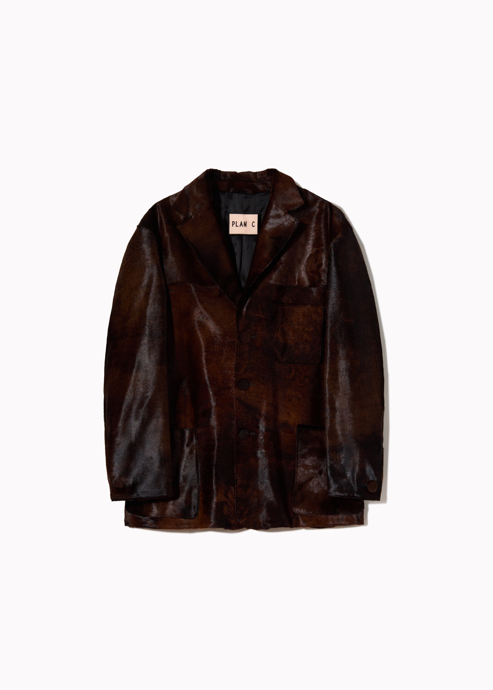 BLAZER IN CAVALLINO COLOR TOSTATO