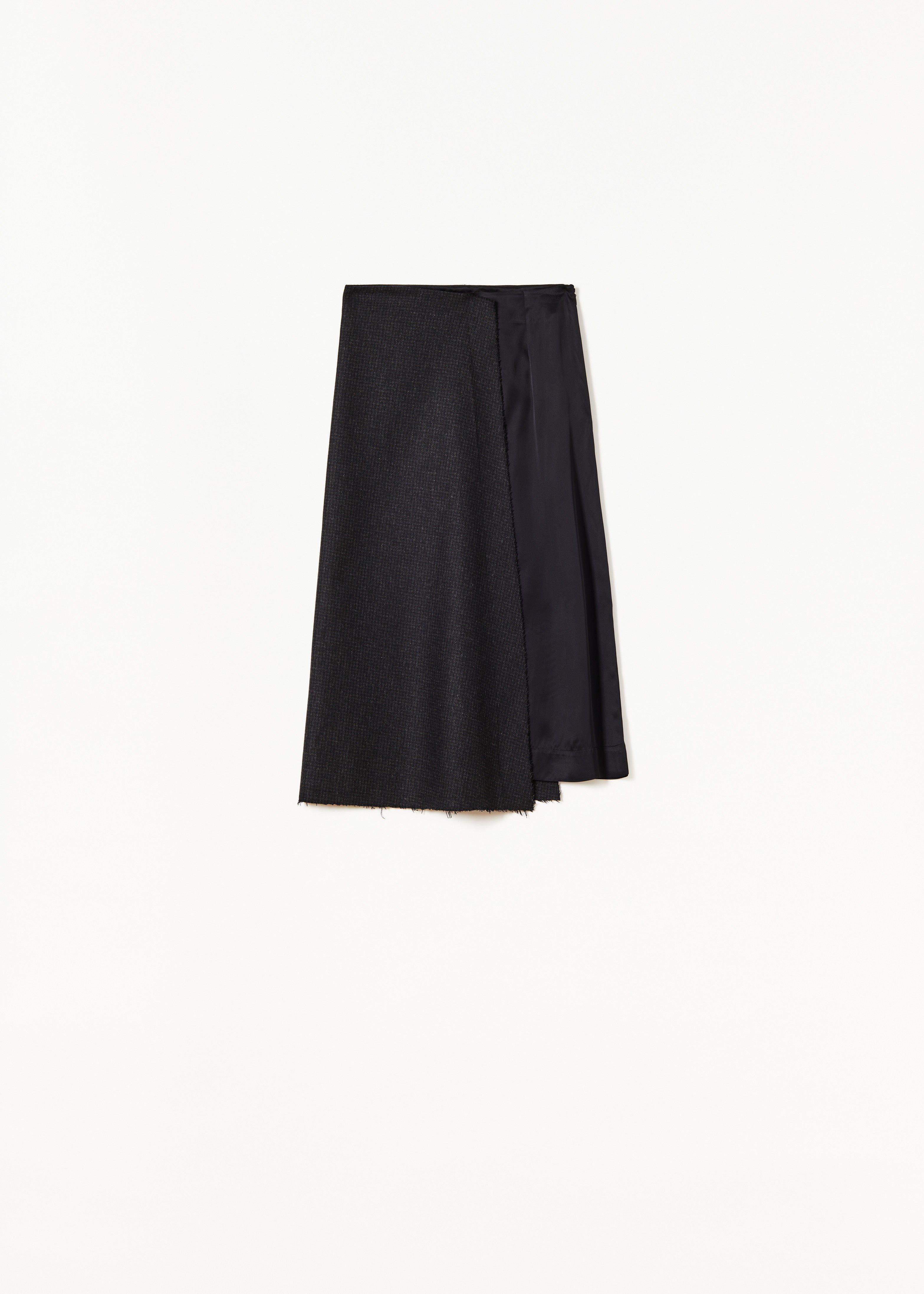 CONTRAST PANEL MIDI SKIRT