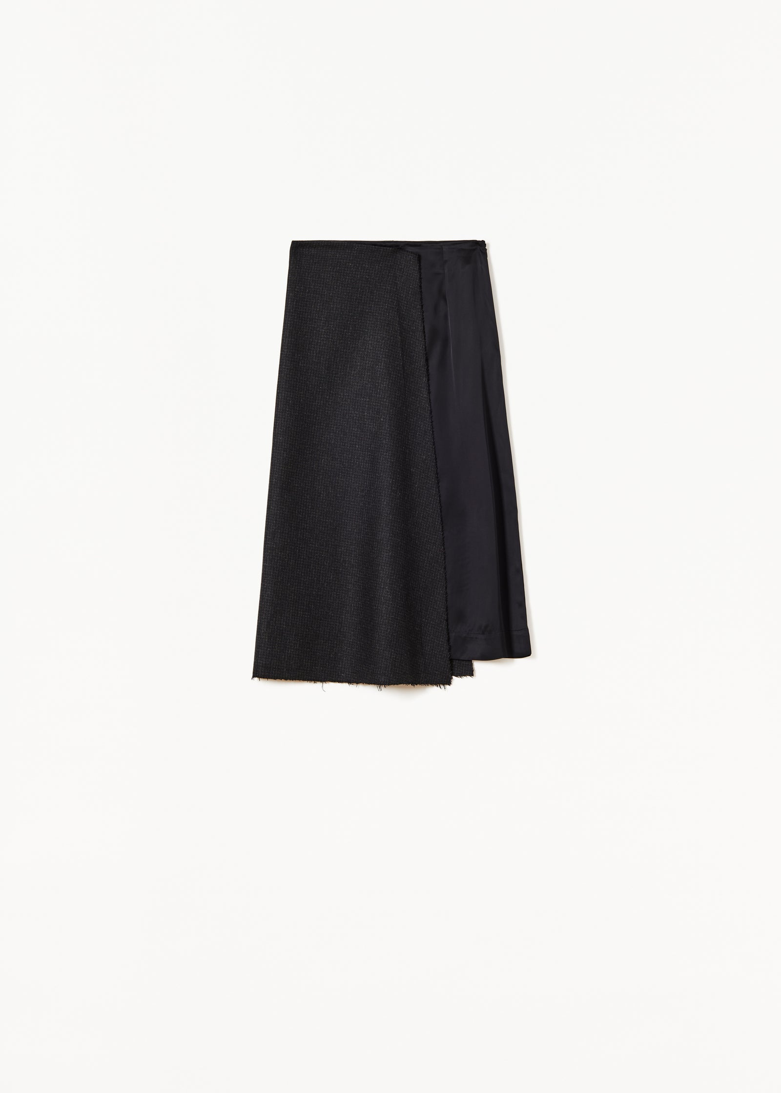 CONTRAST PANEL MIDI SKIRT