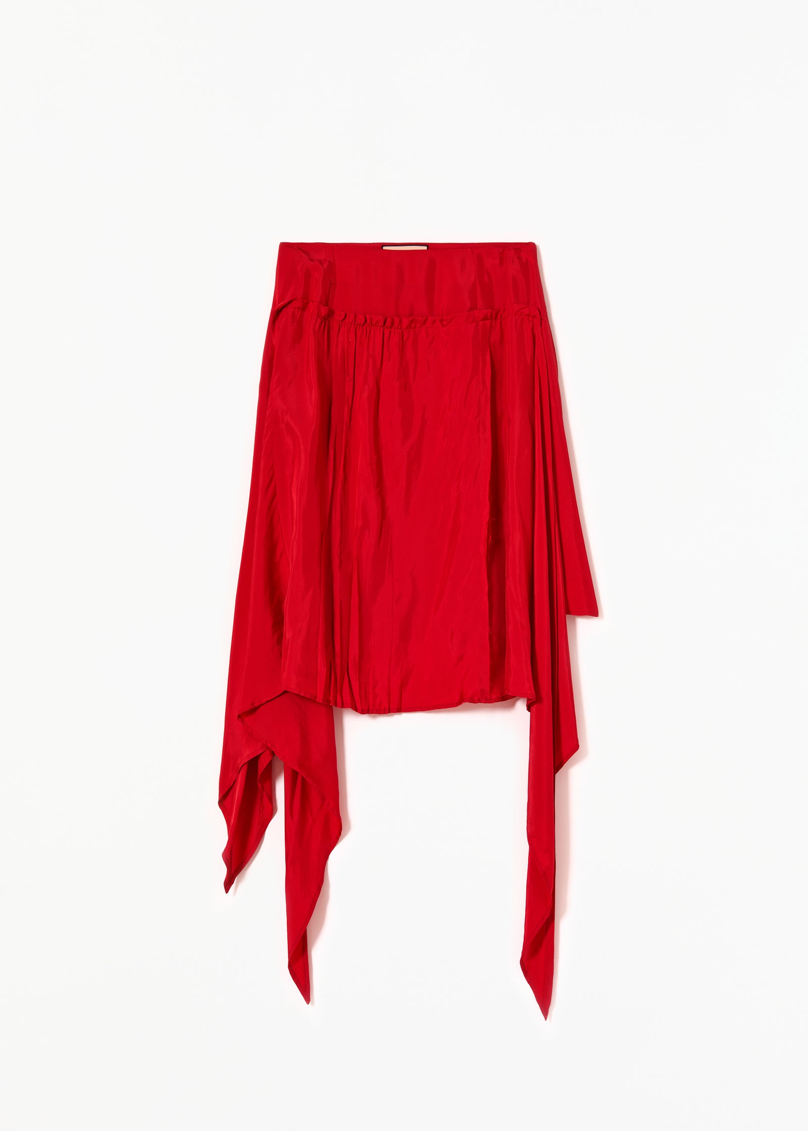 GONNA ASIMMETRICA ROSSO FUOCO