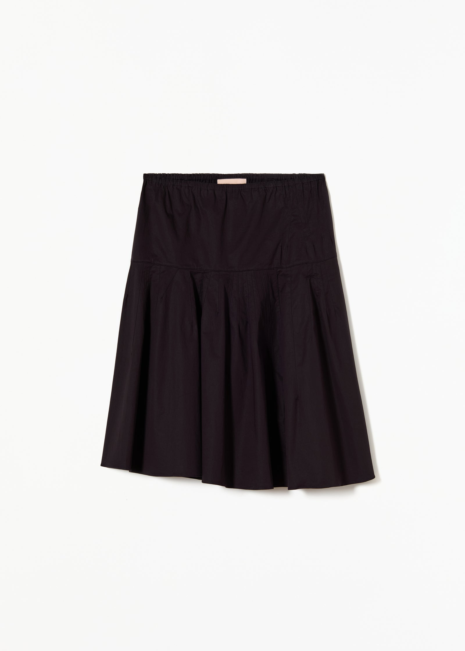 BLACK COTTON SKIRT