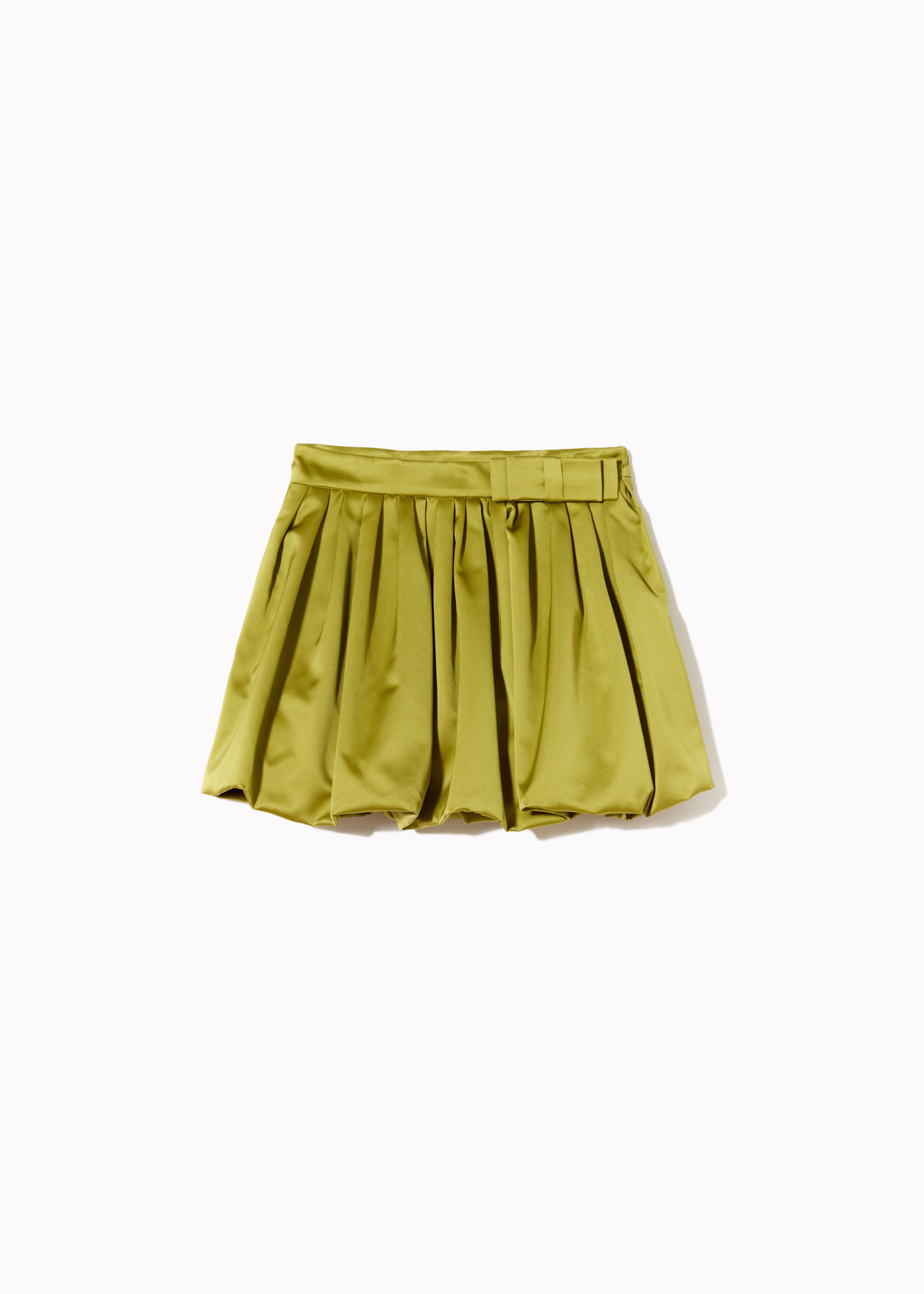 Citron Duchesse Balloon Mini Skirt - Plan C