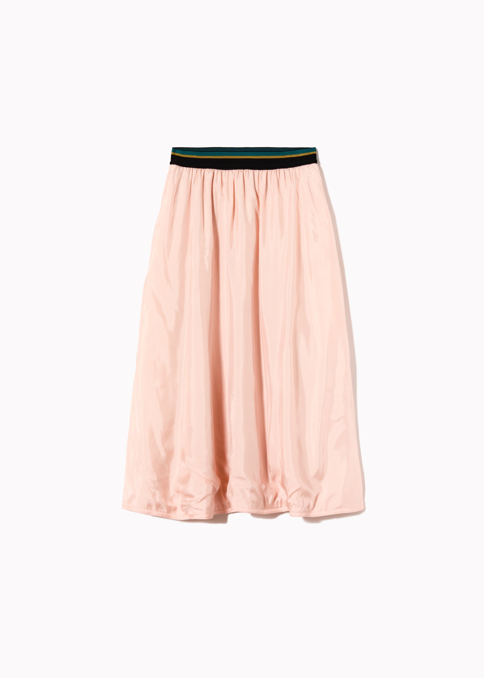 BELLINI PADDED TWILL MIDI SKIRT WITH ELASTICATED WAISTBAND
