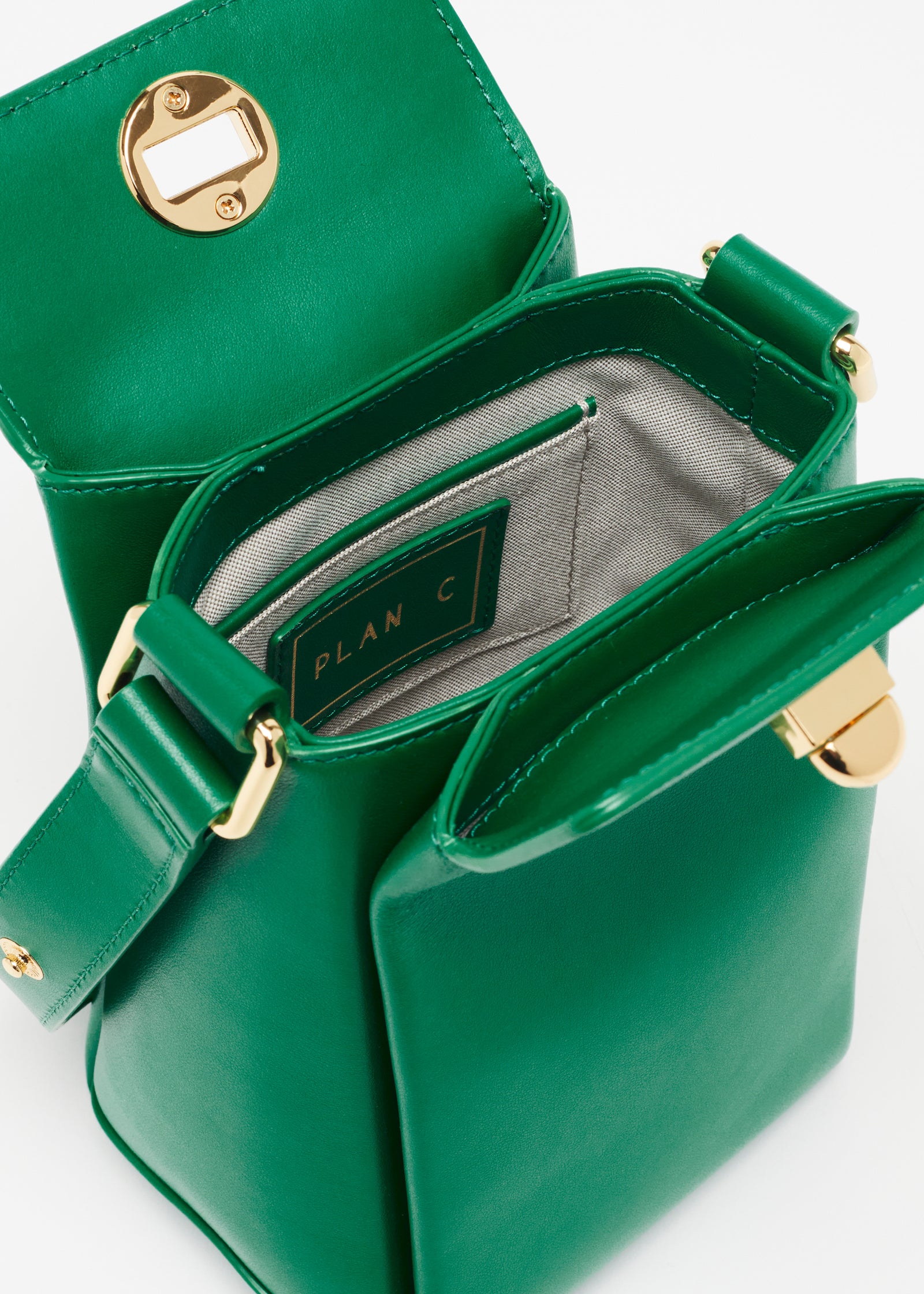 EMERALD GREEN FOLDED CAMERA BAG