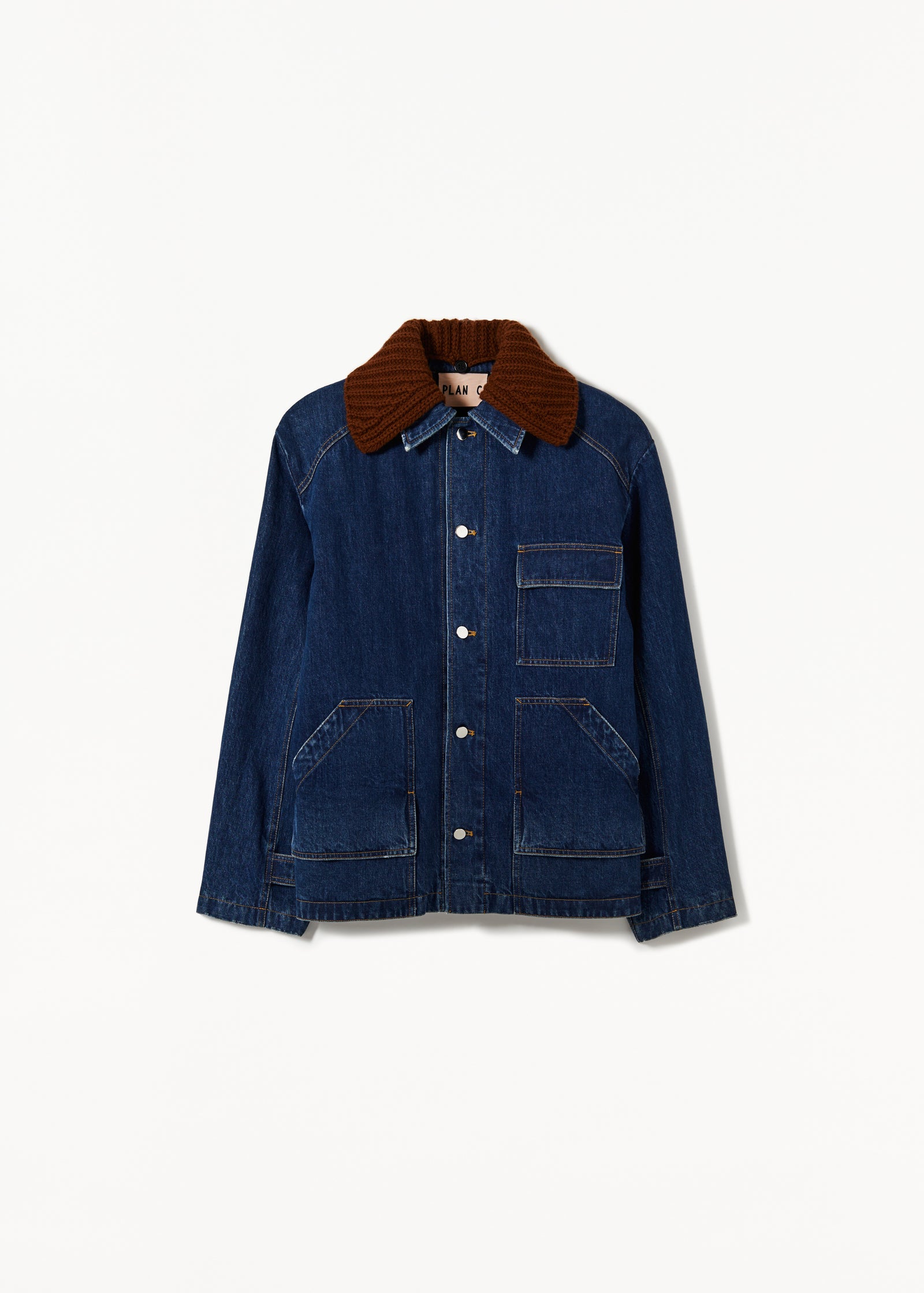 DOUBLE COLLAR DENIM JACKET