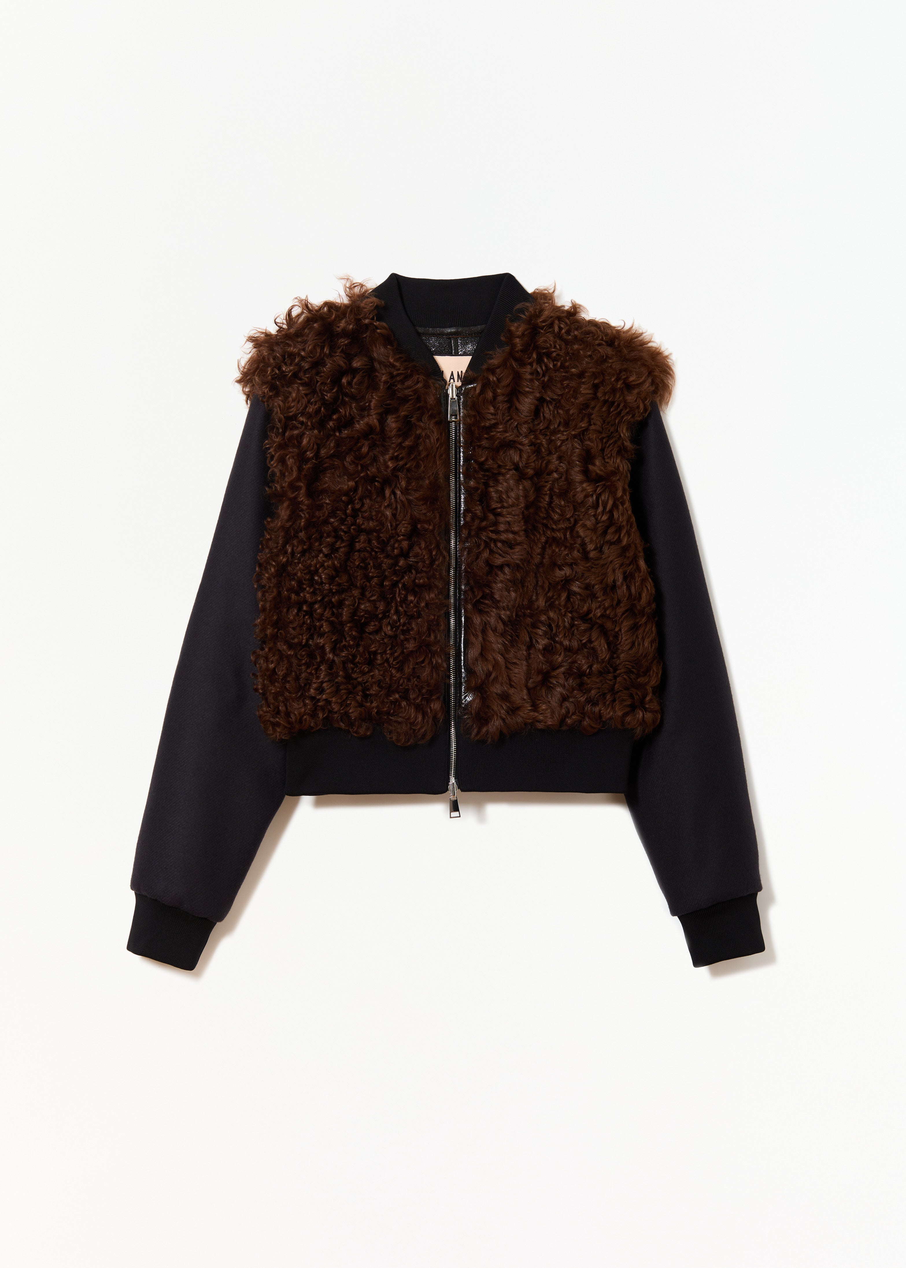 BOMBER JACKET WITH SHEARLING