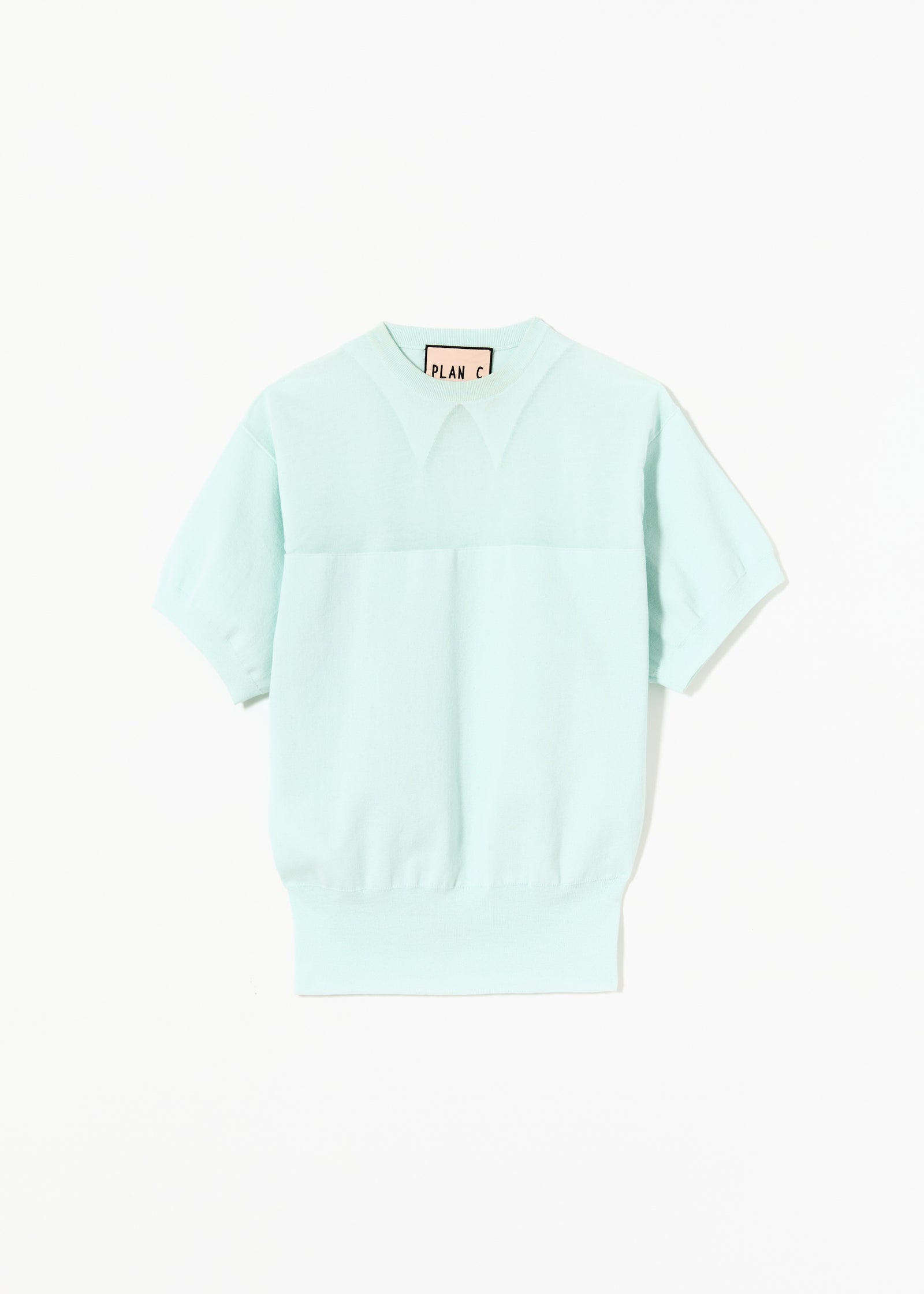 INTARSIA SHORT SLEEVES KNIT