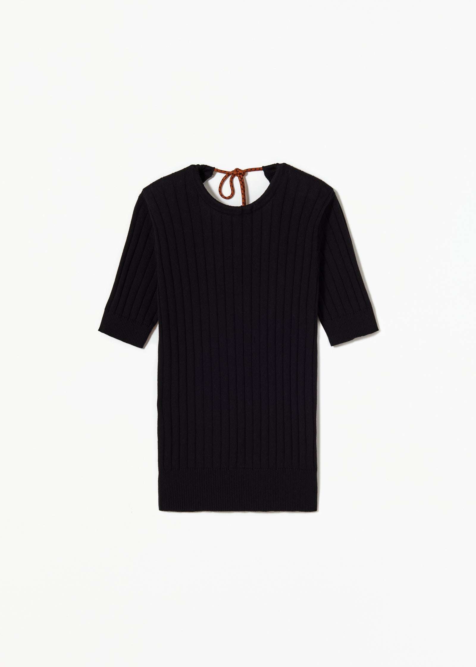 MAGLIA A COSTINE A MANICHE CORTE