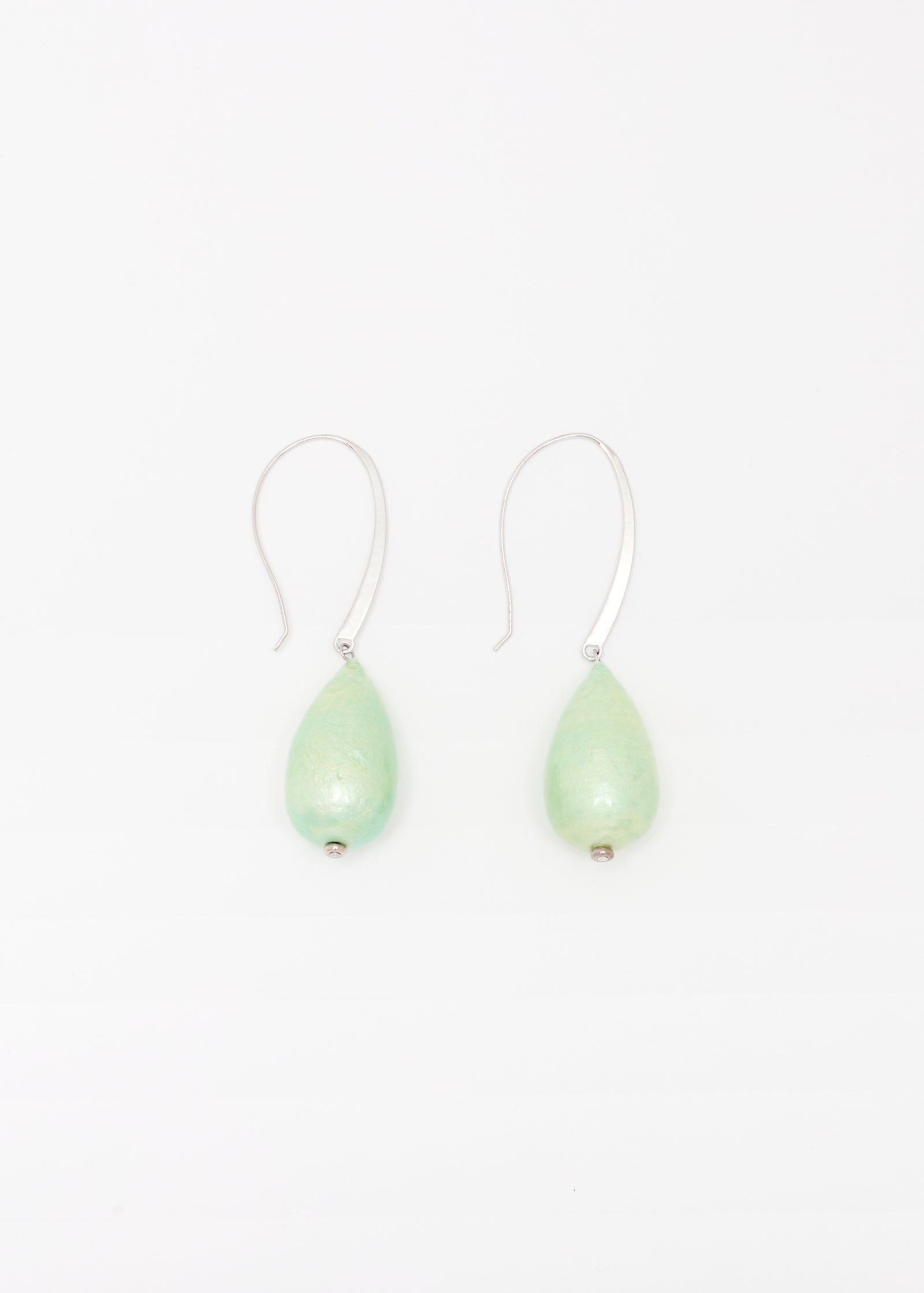 MINT PAPER DROP EARRINGS
