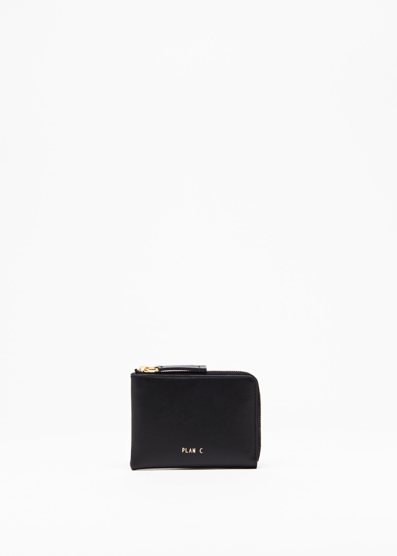 BLACK LEATHER CARD HOLDER