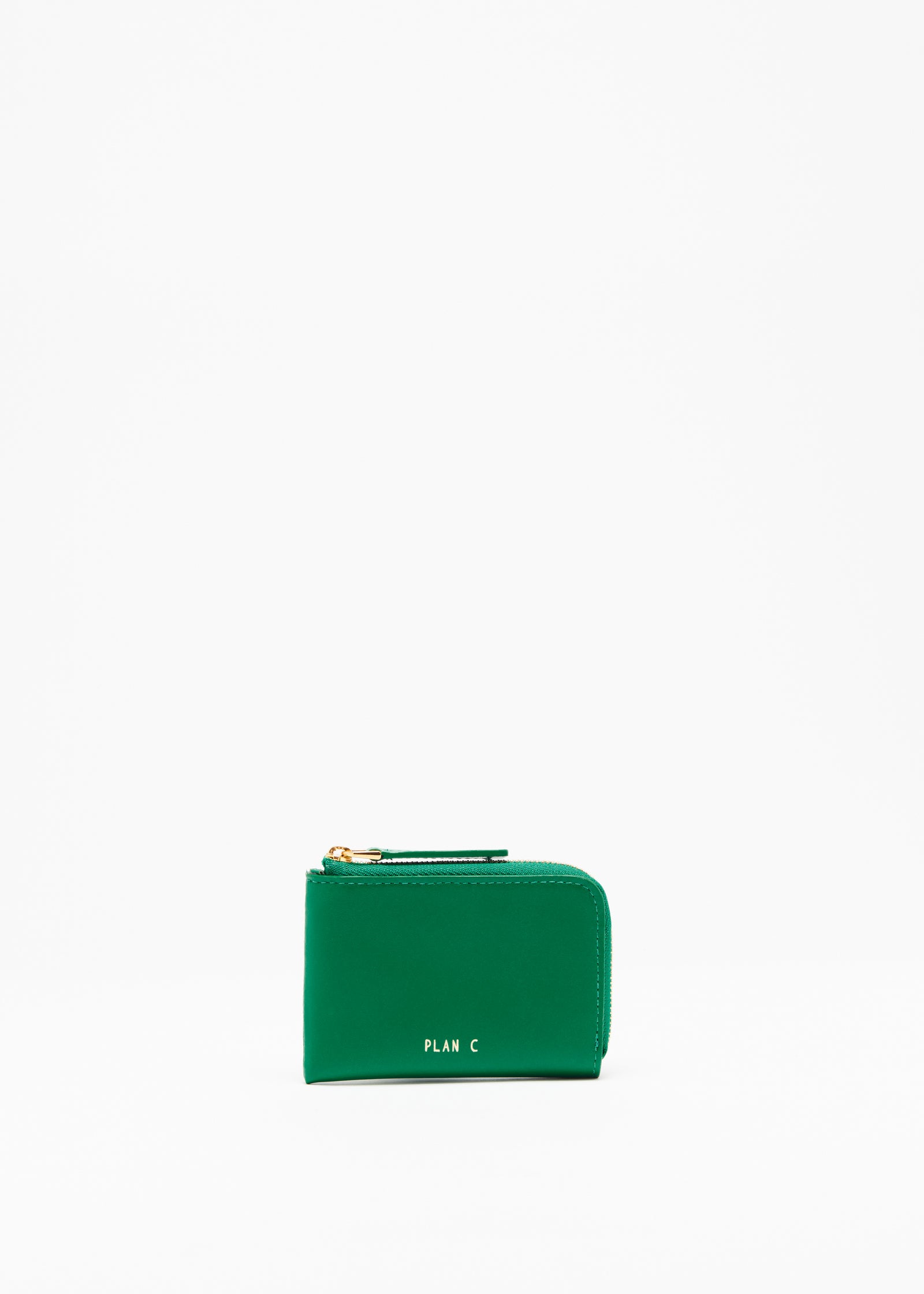 EMERALD GREEN LEATHER CARD HOLDER