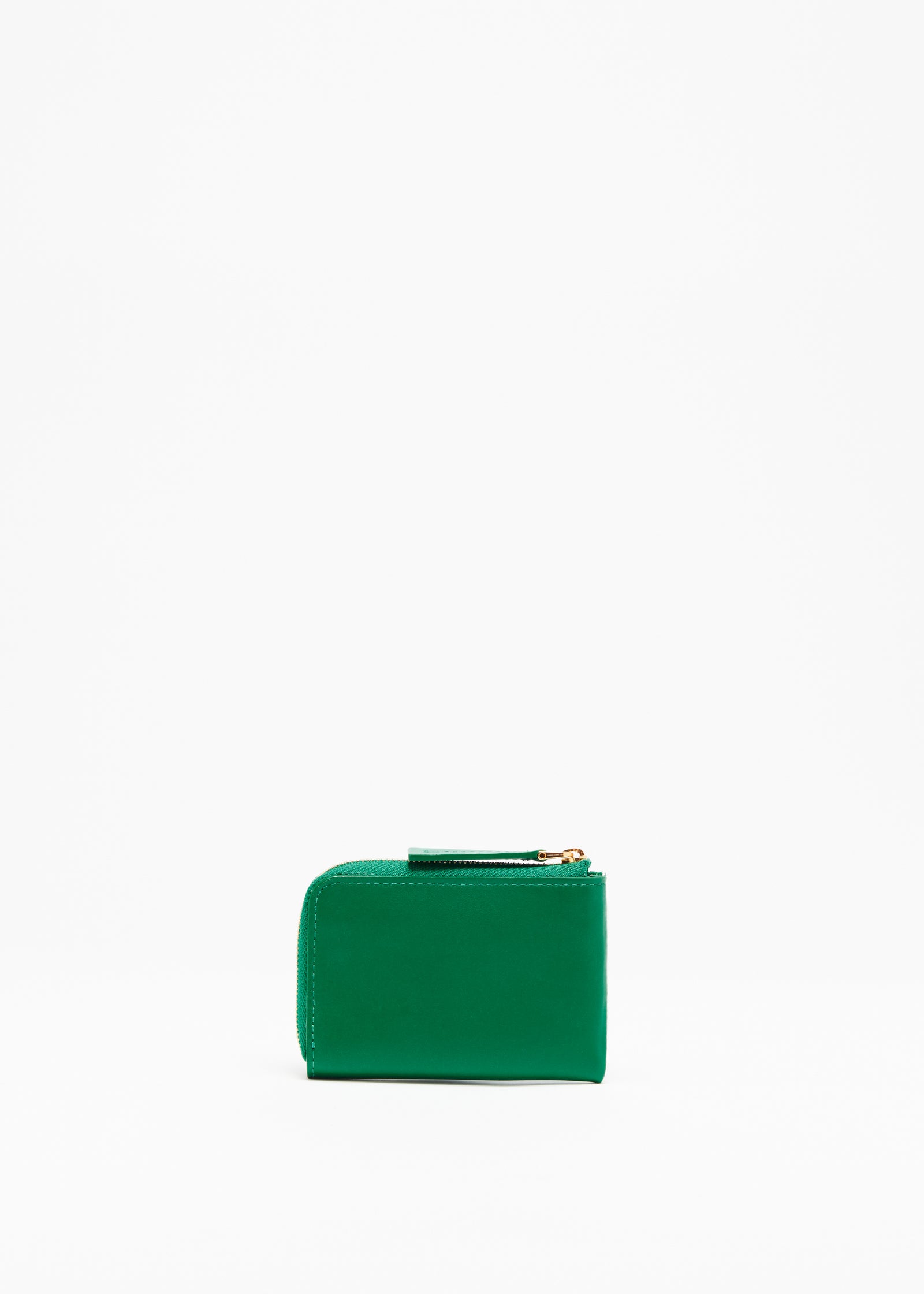 EMERALD GREEN LEATHER CARD HOLDER