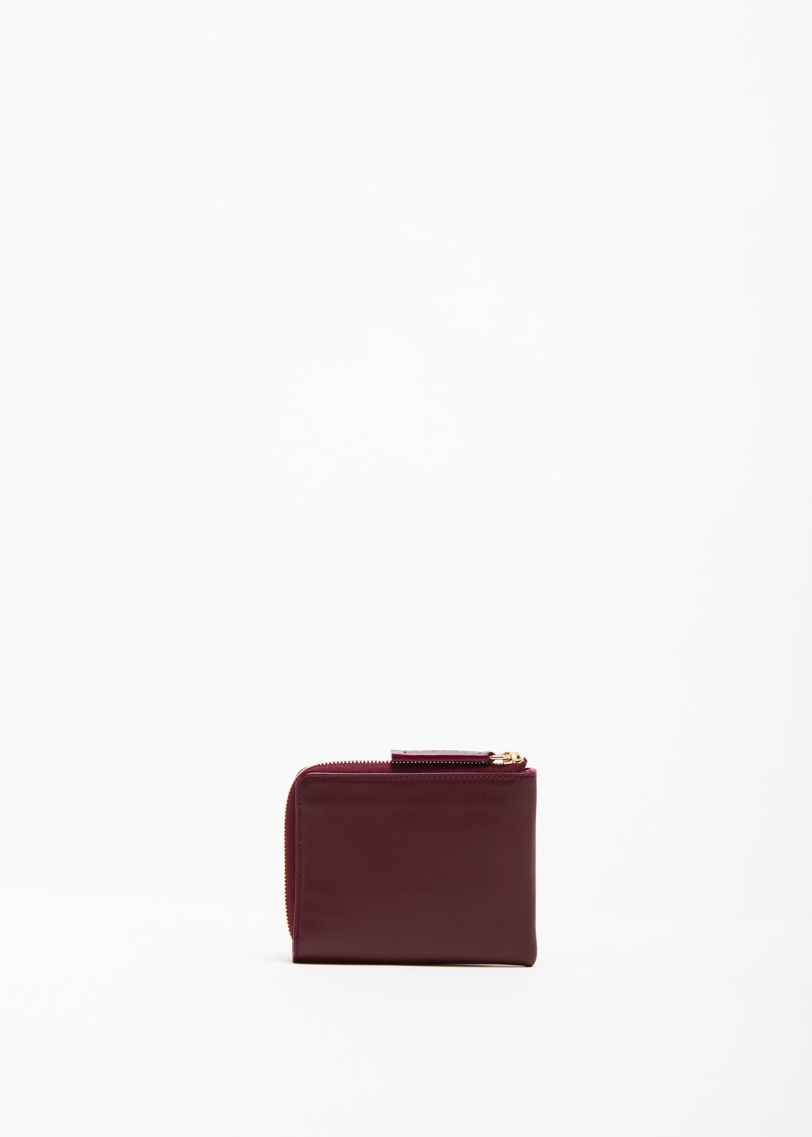 BURGUNDY LEATHER COIN PURSE