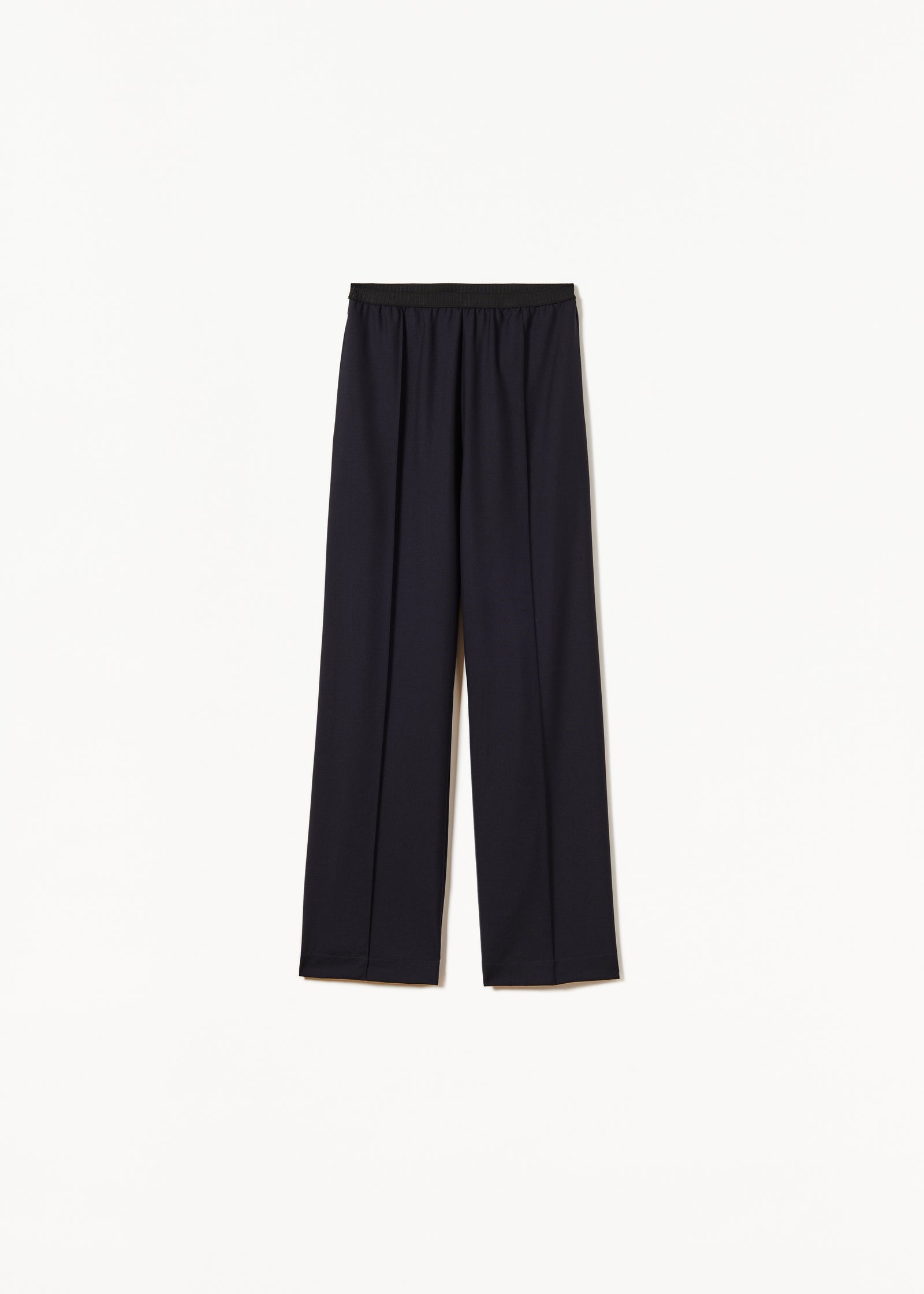 BLUE WOOL TROUSERS