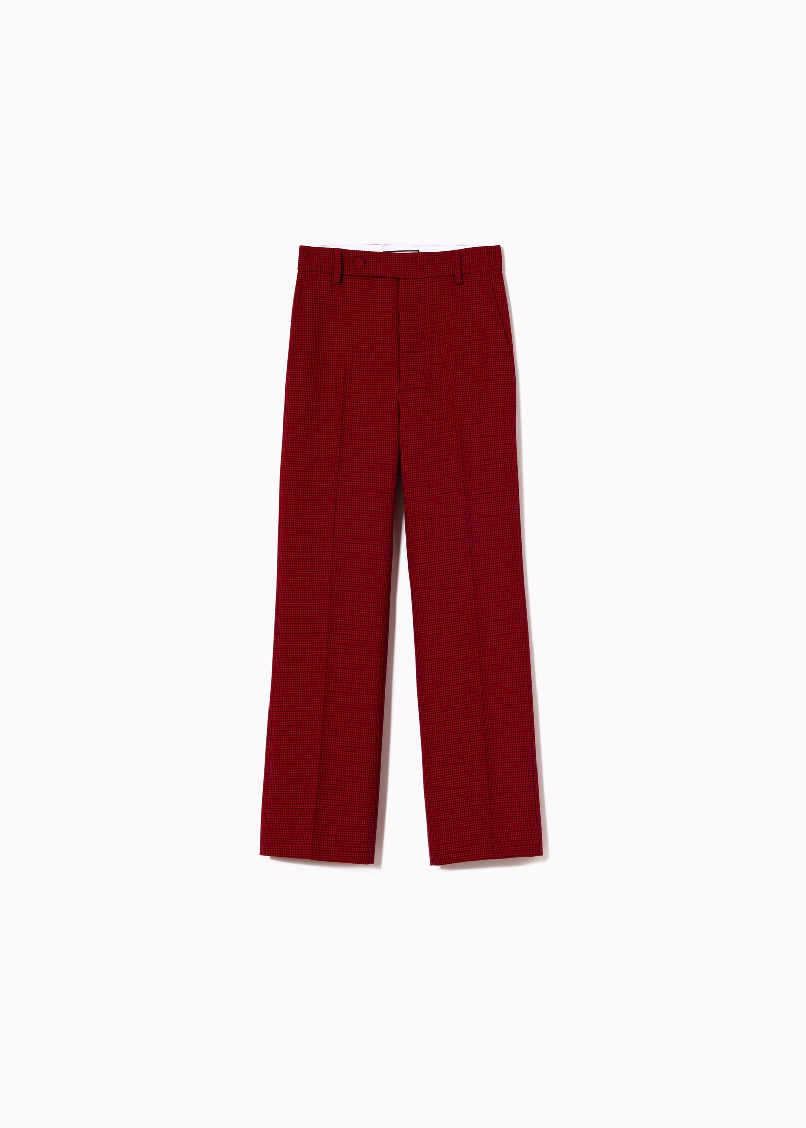 TAILORED TROUSERS IN MICROCHECK