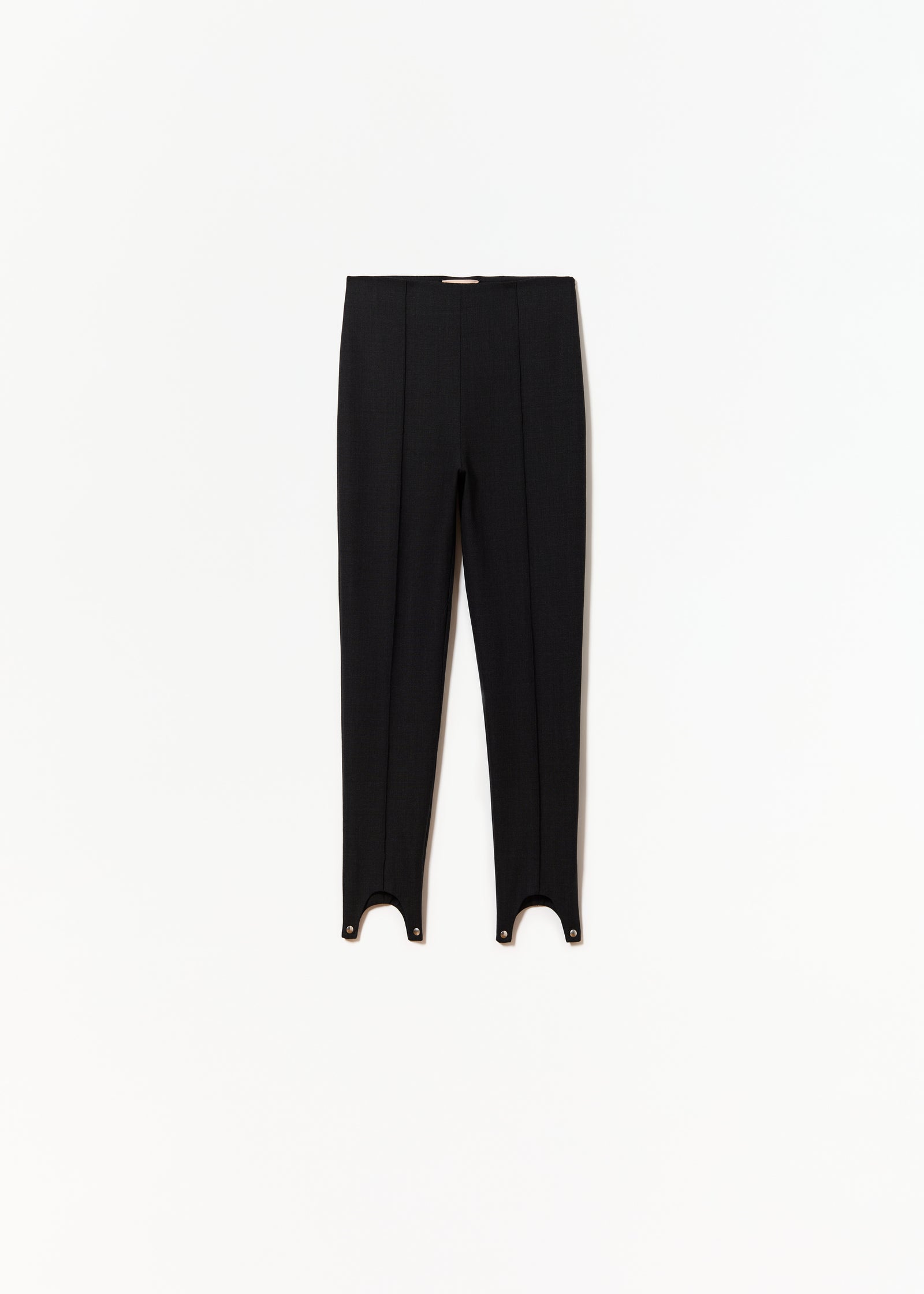 PANTALONI CON STAFFE ANTRACITE MELANGE