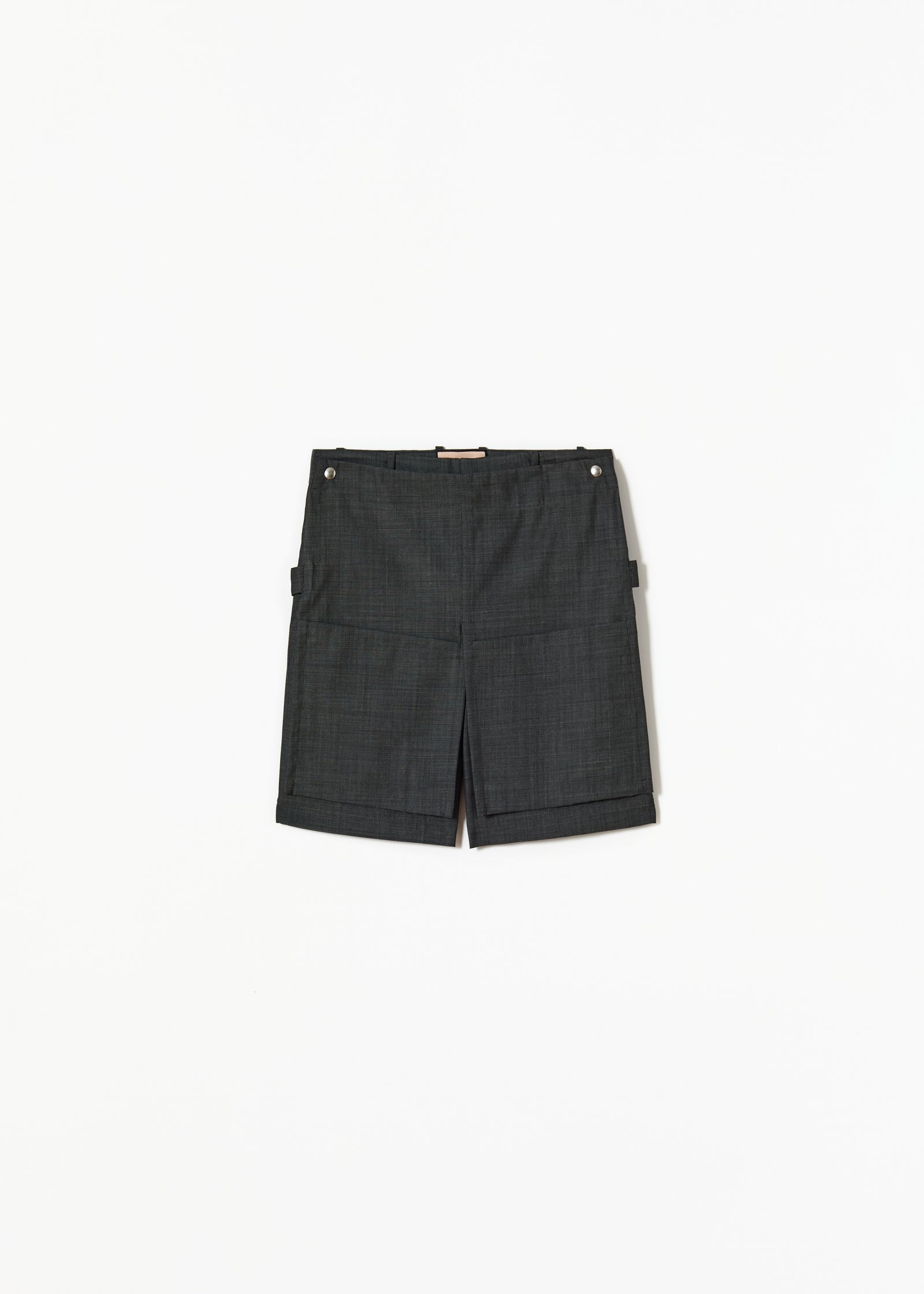 GREY MELANGE BERMUDA