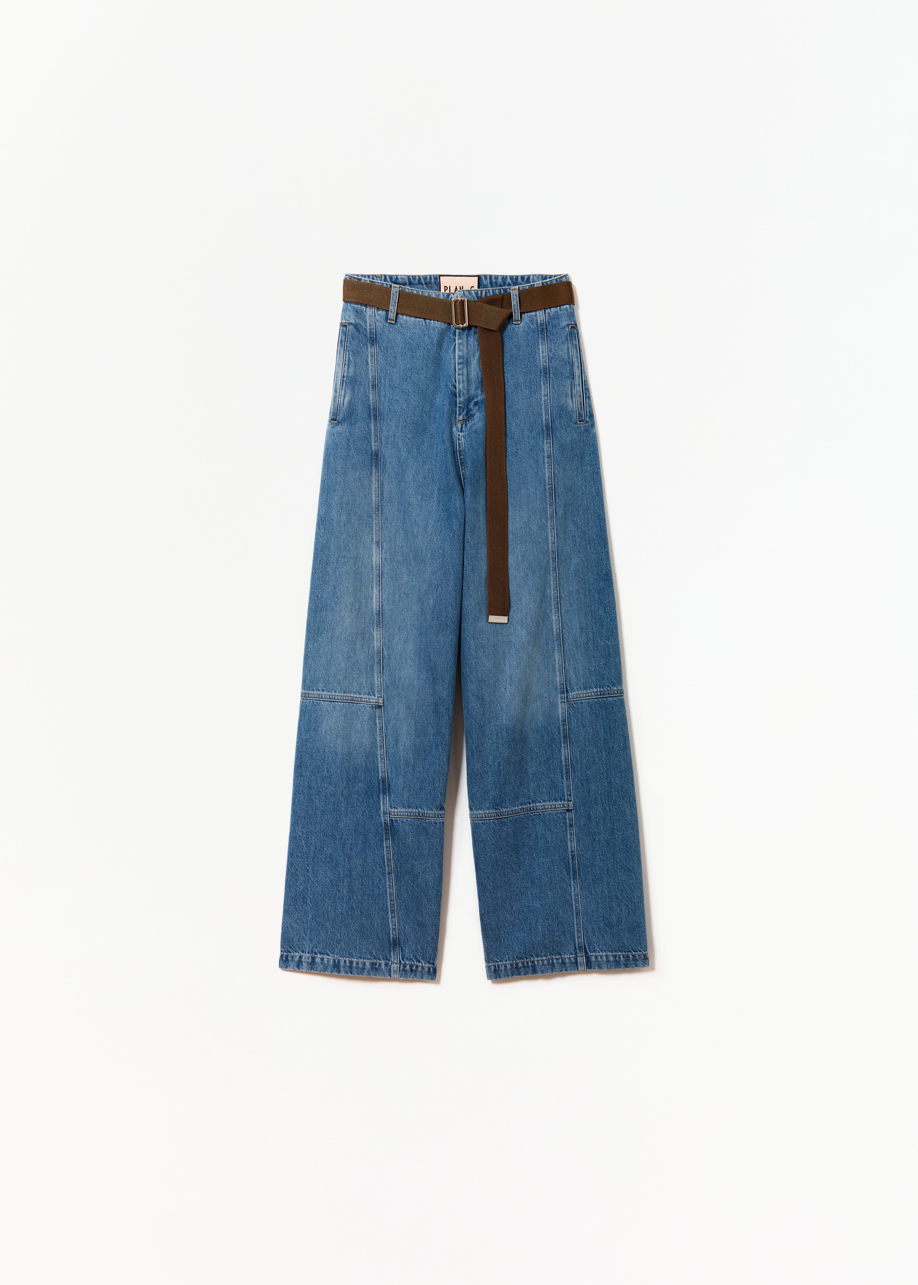 Cargo Belted Jeans - Plan C