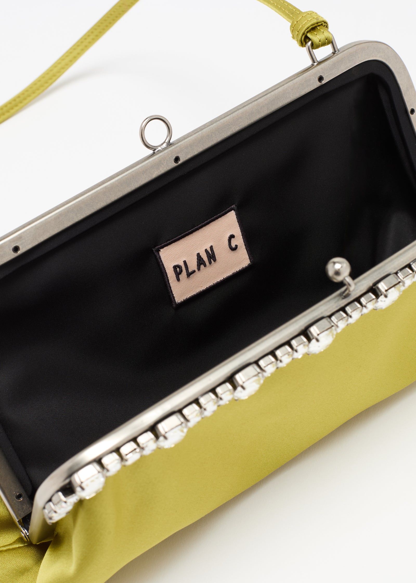 CITRON DUCHESSE CLUTCH WITH CRYSTALS