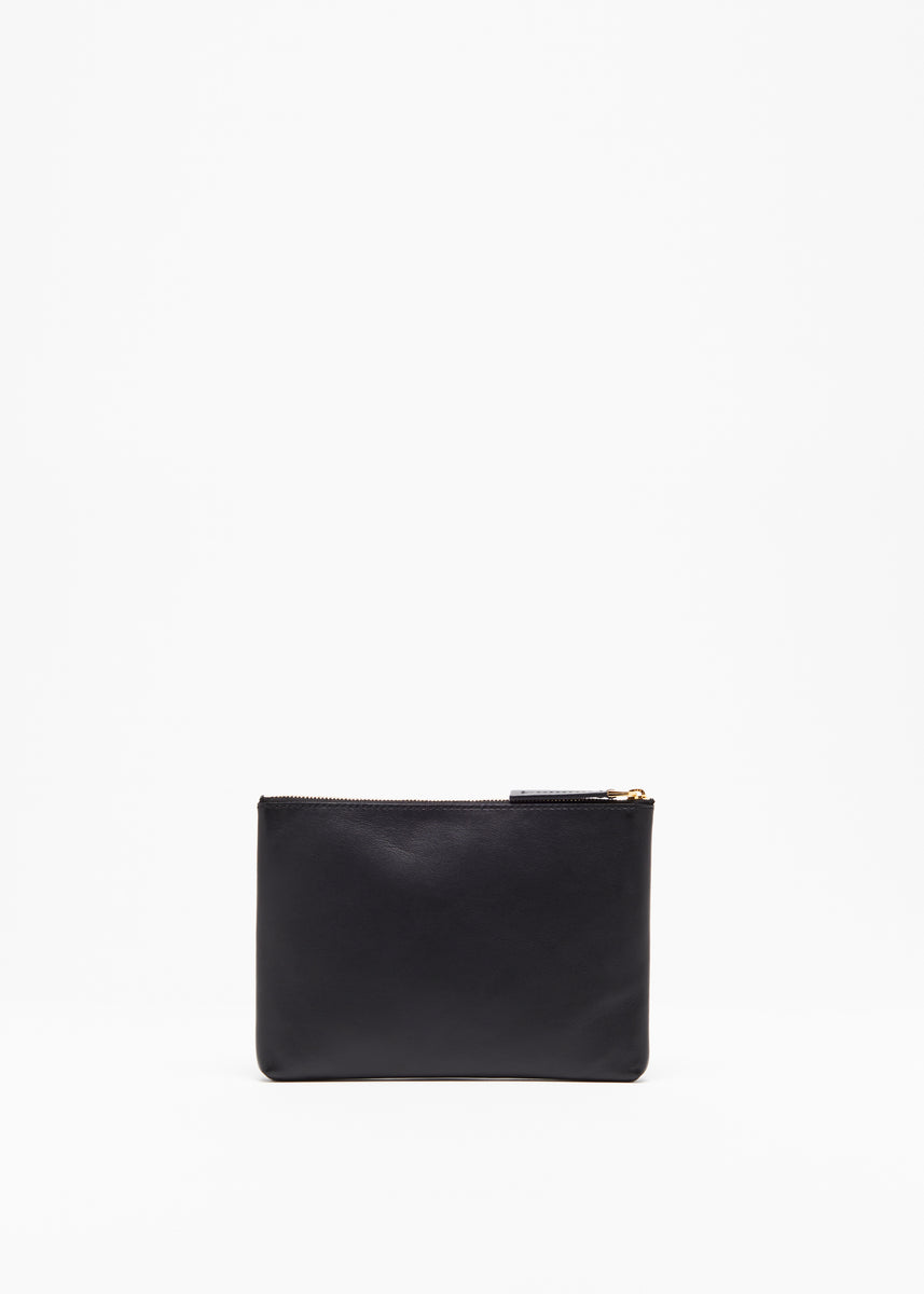 Black Leather Document Holder - Plan C