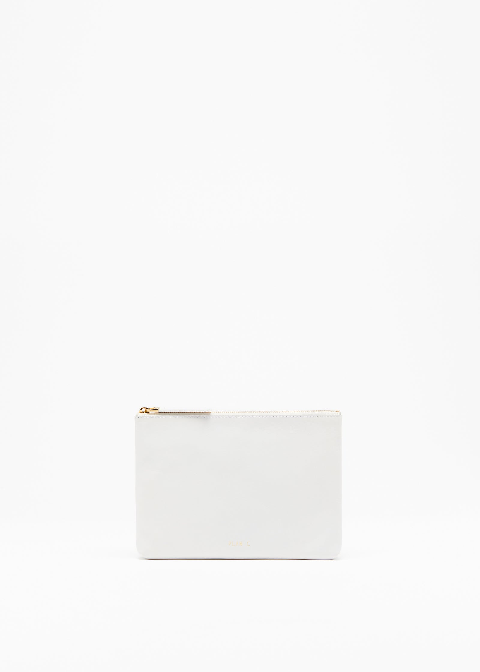 LEATHER DOCUMENT HOLDER WHITE