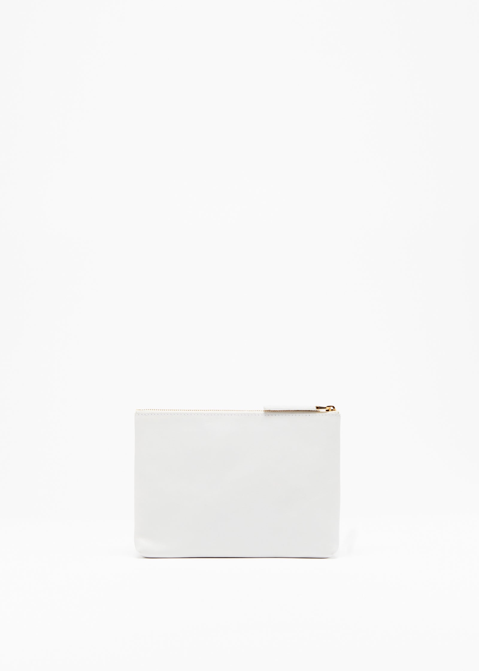 LEATHER DOCUMENT HOLDER WHITE