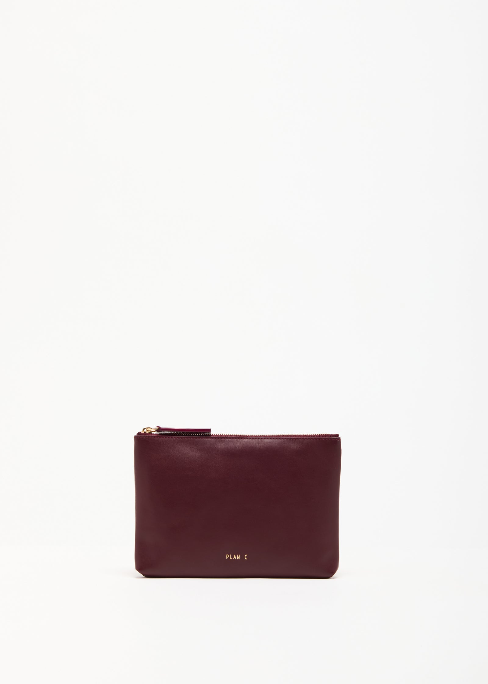 LEATHER DOCUMENT HOLDER BURGUNDY