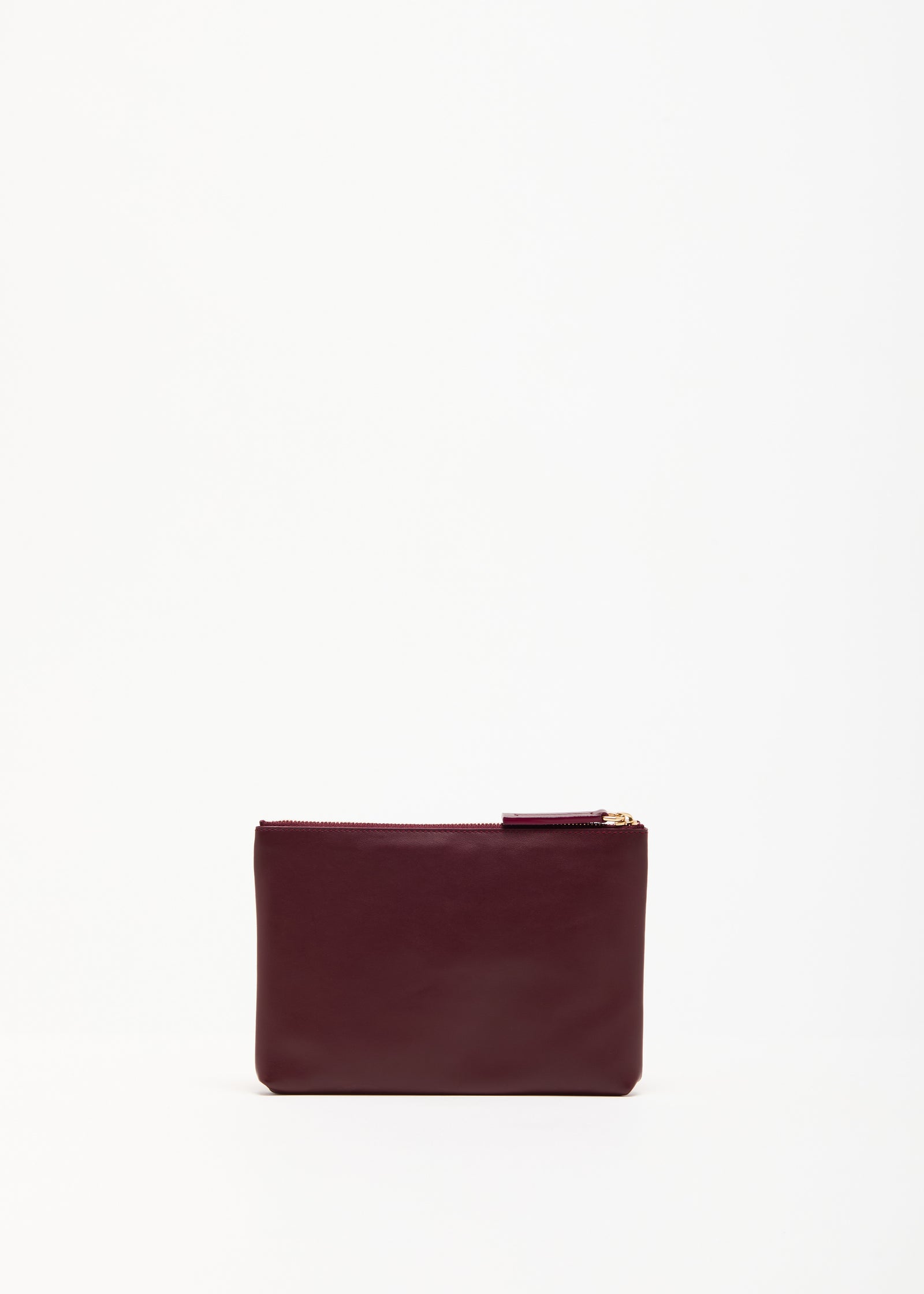 LEATHER DOCUMENT HOLDER BURGUNDY
