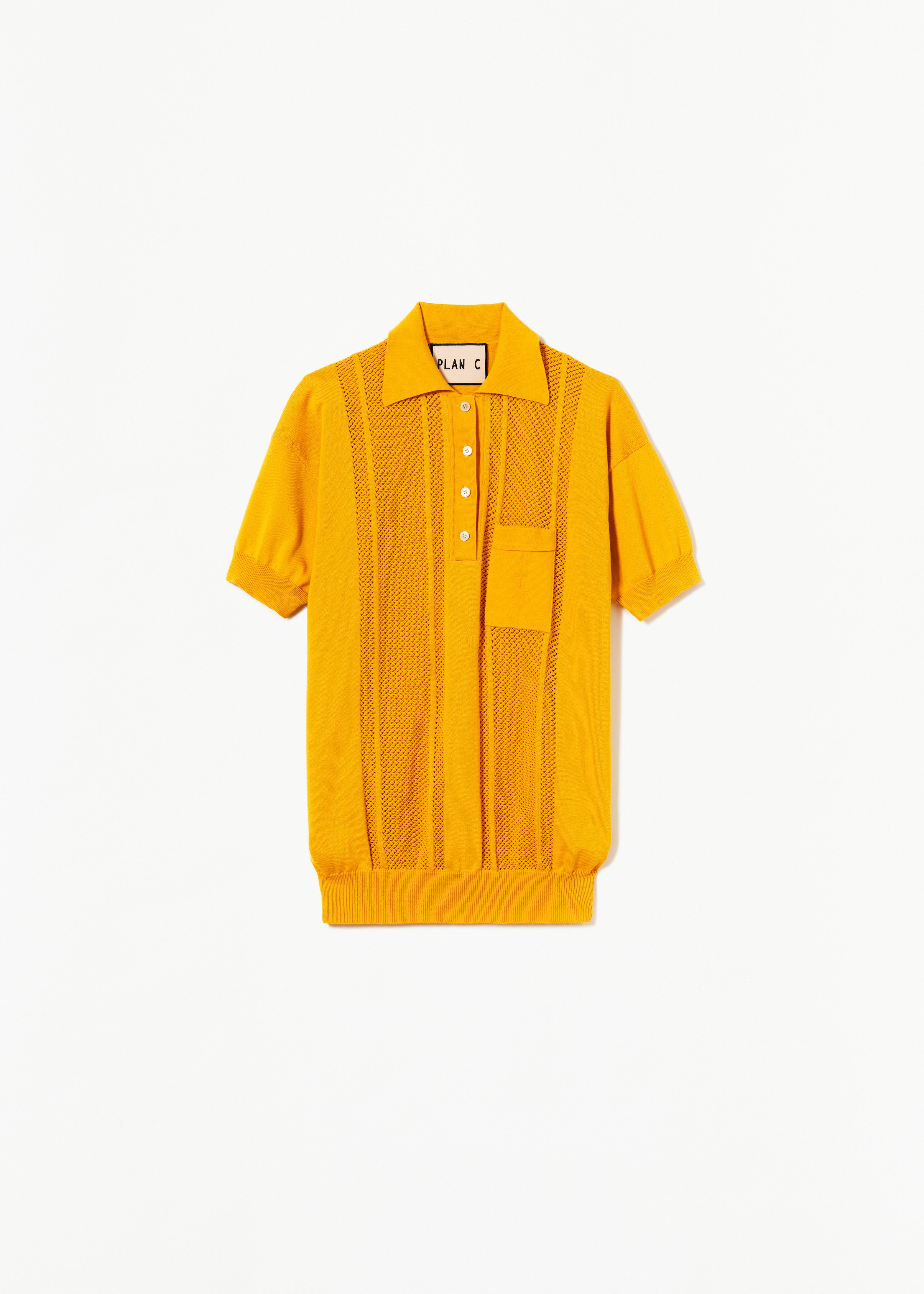 DANDELION KNITTED POLO SHIRT