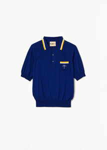 BLUETTE SHORT SLEEVE POLO SWEATER