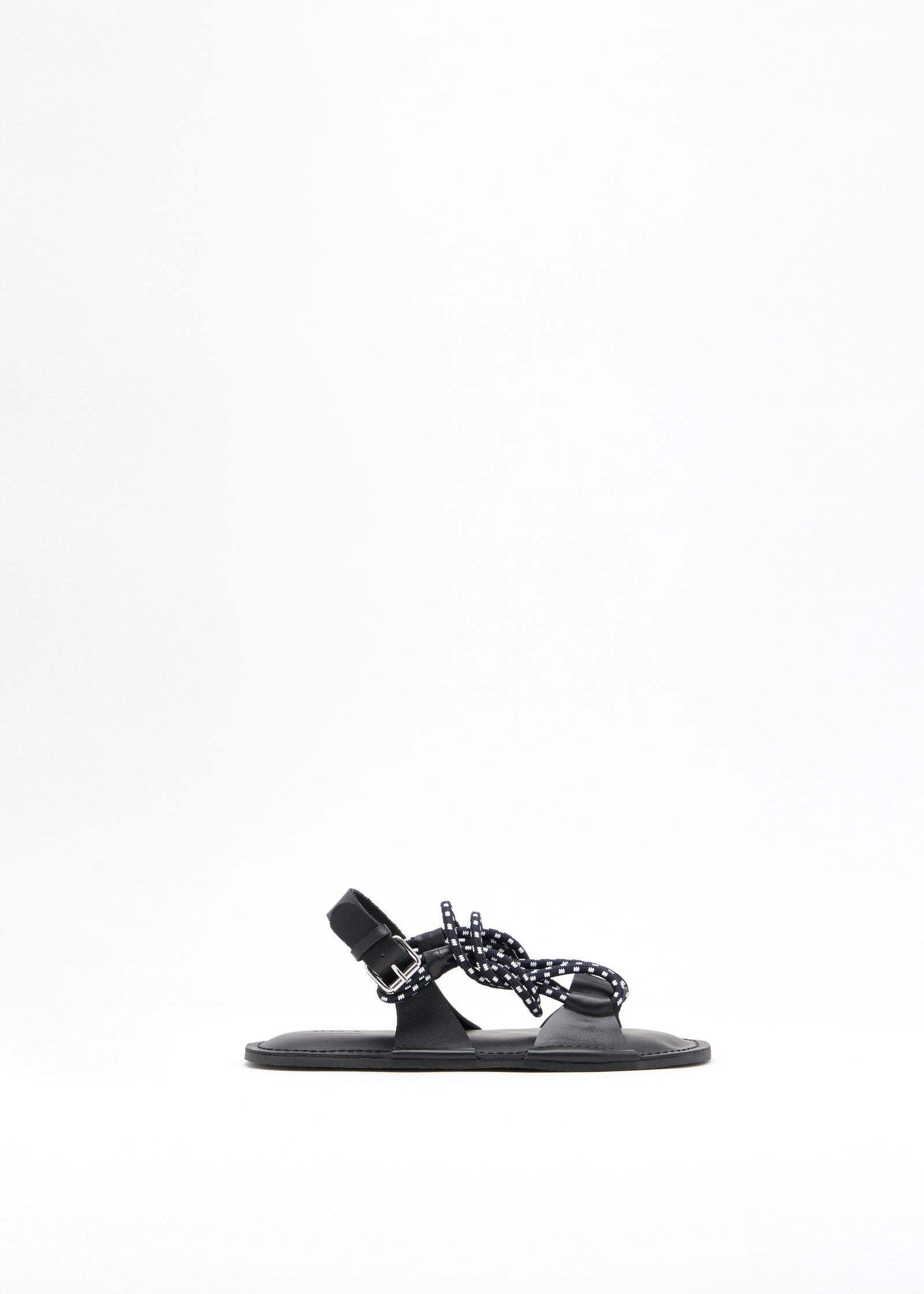 SANDALI IN PELLE BLU E BIANCHI