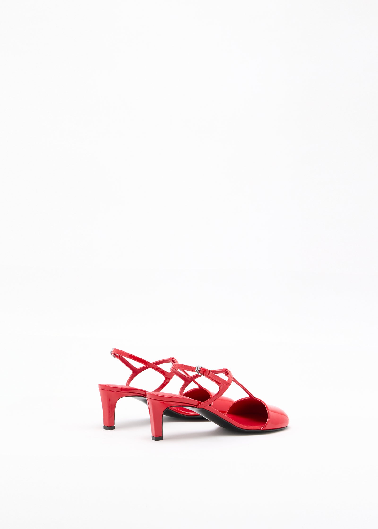 SLINGBACK IN VERNICE ROSSO FUOCO