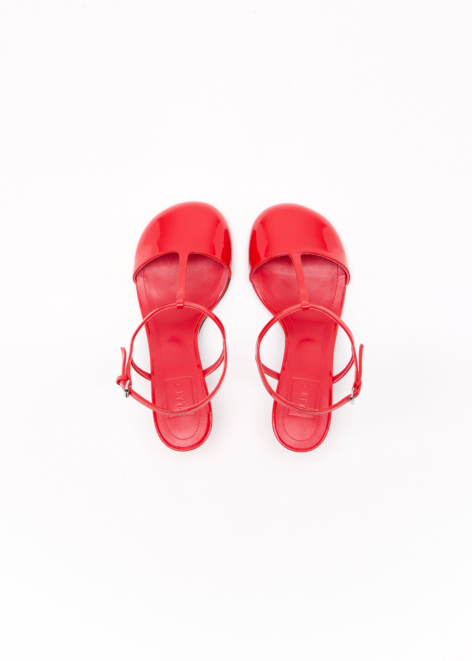 SLINGBACK IN VERNICE ROSSO FUOCO