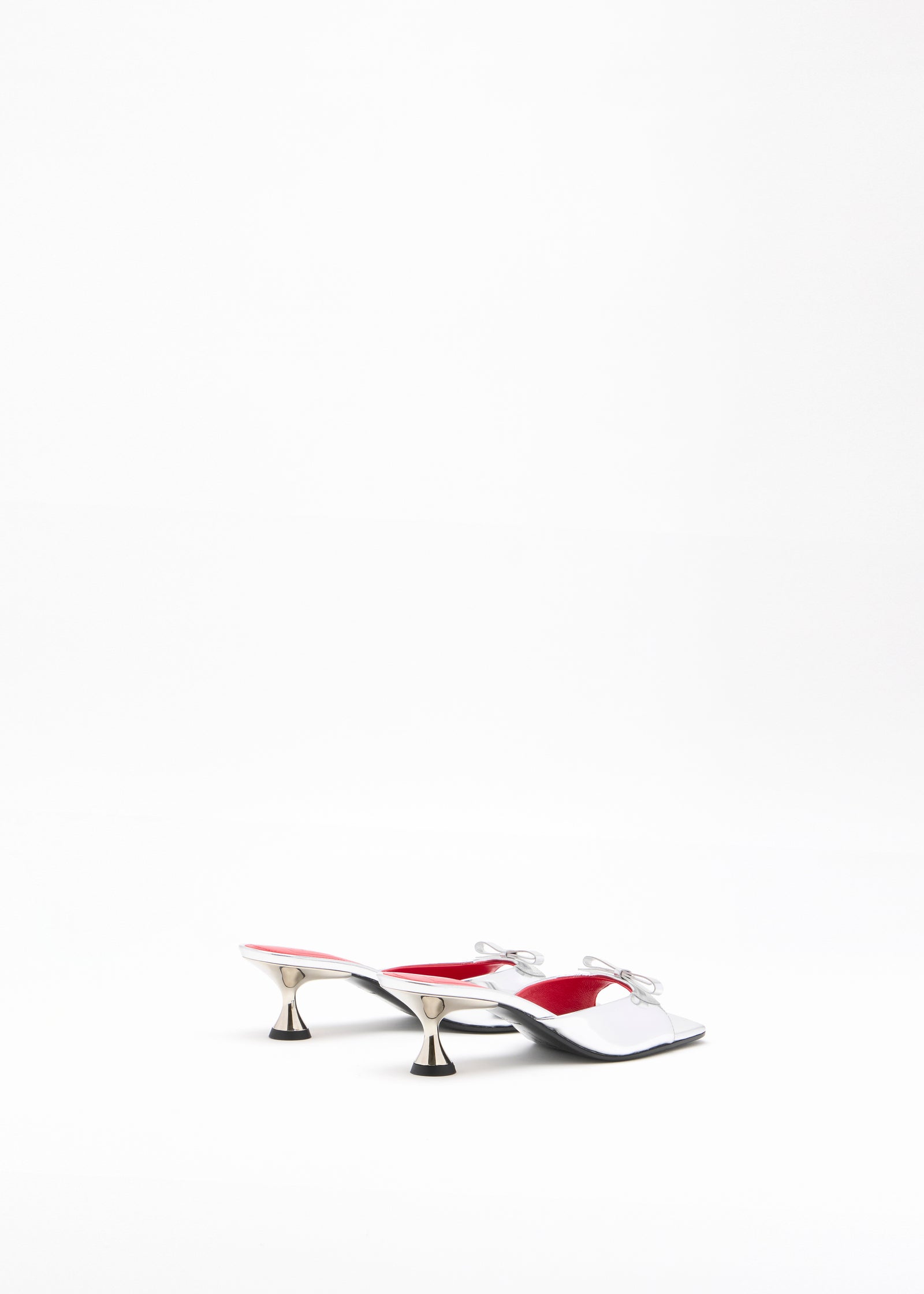 SILVER MULE CALF LEATHER