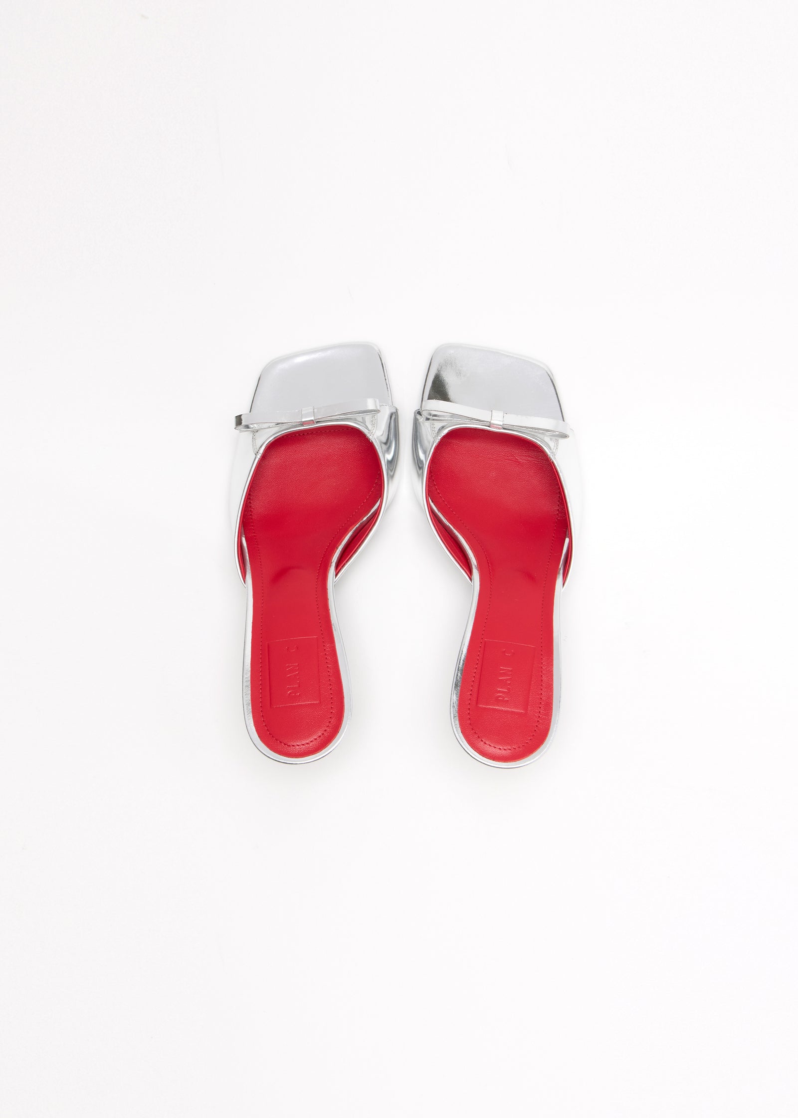 SILVER MULE CALF LEATHER