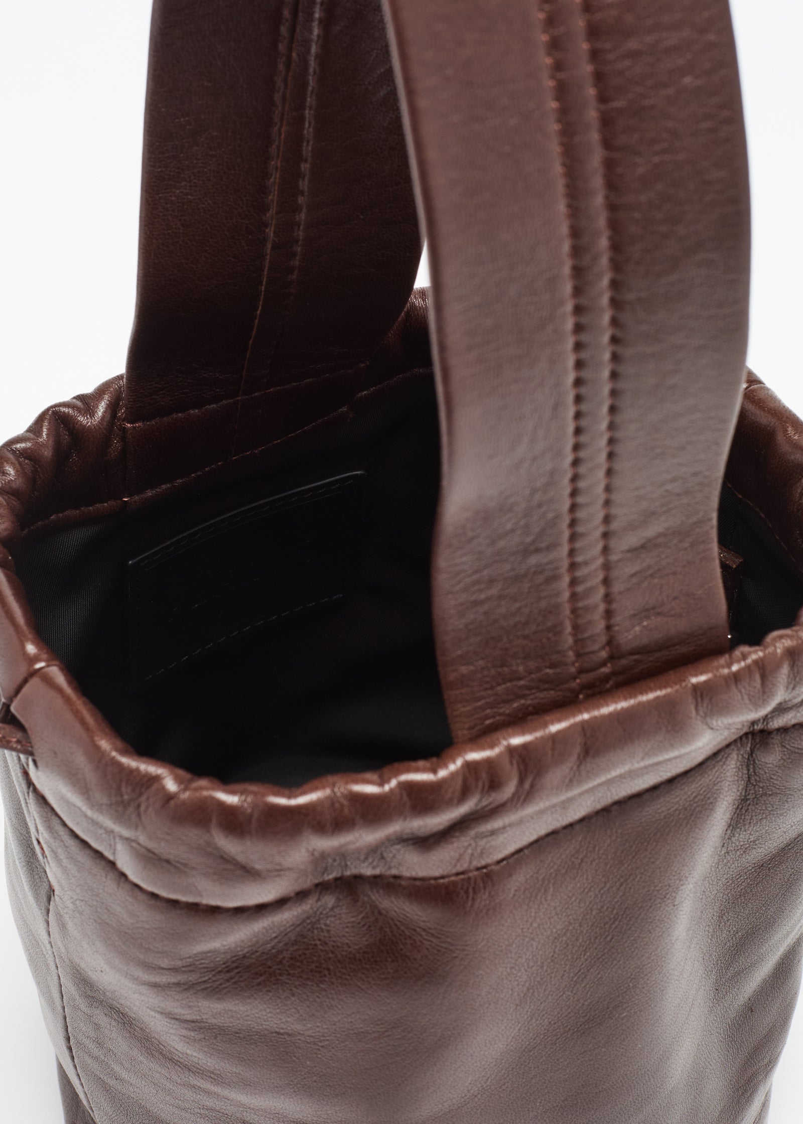 MORO HEAD LAMBSKIN NAPPA BUCKET BAG