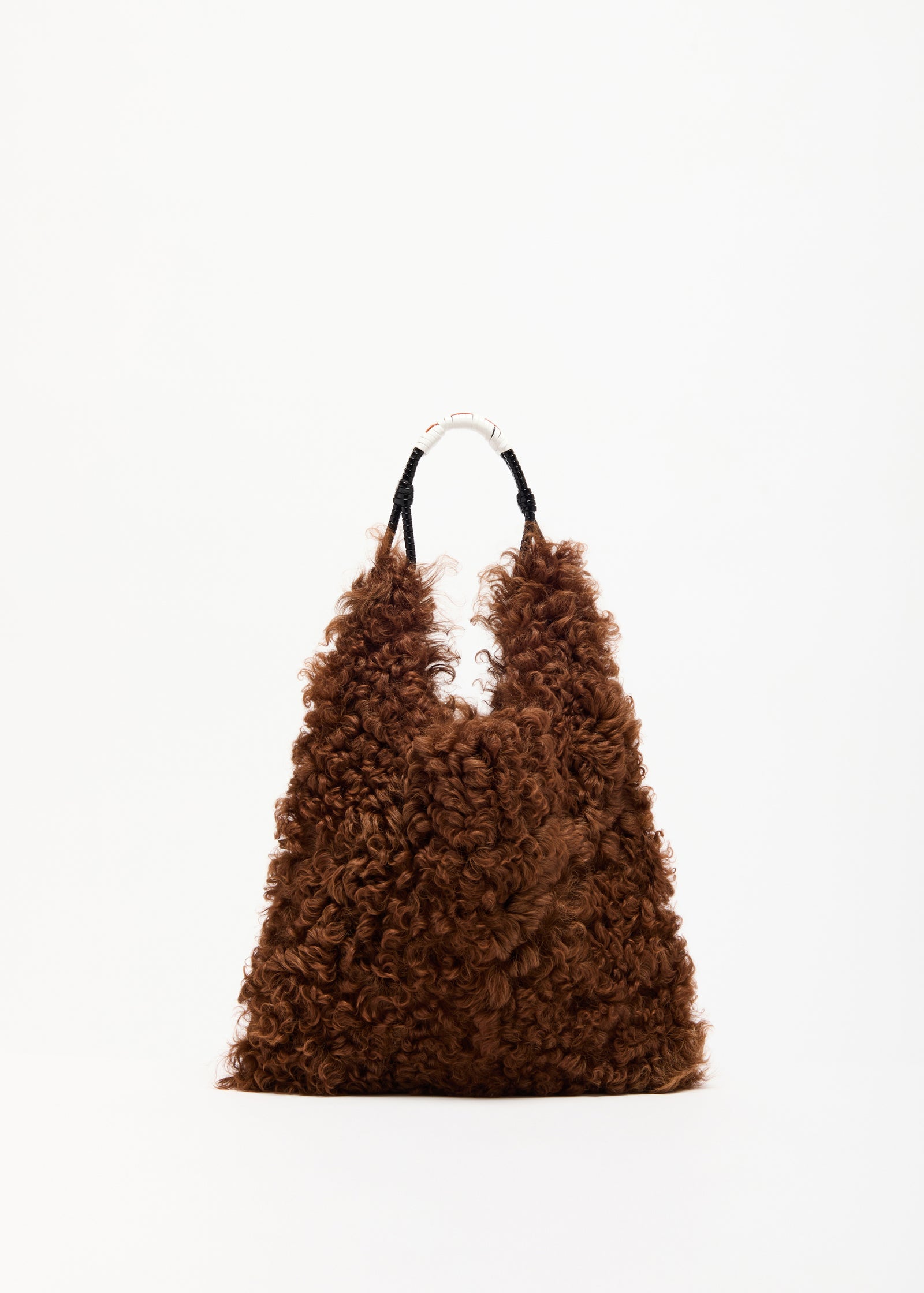 SHEARLING SHOPPER BAG
